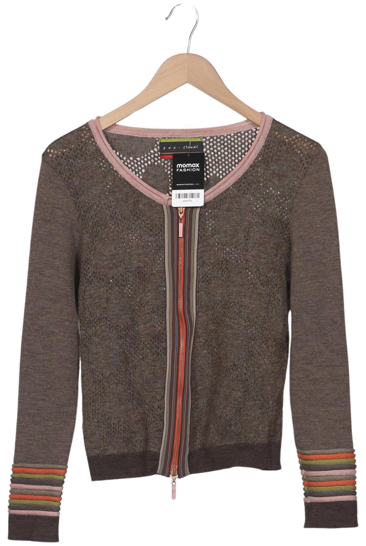 

Eva Claudi Damen Strickjacke, braun, Gr. 38