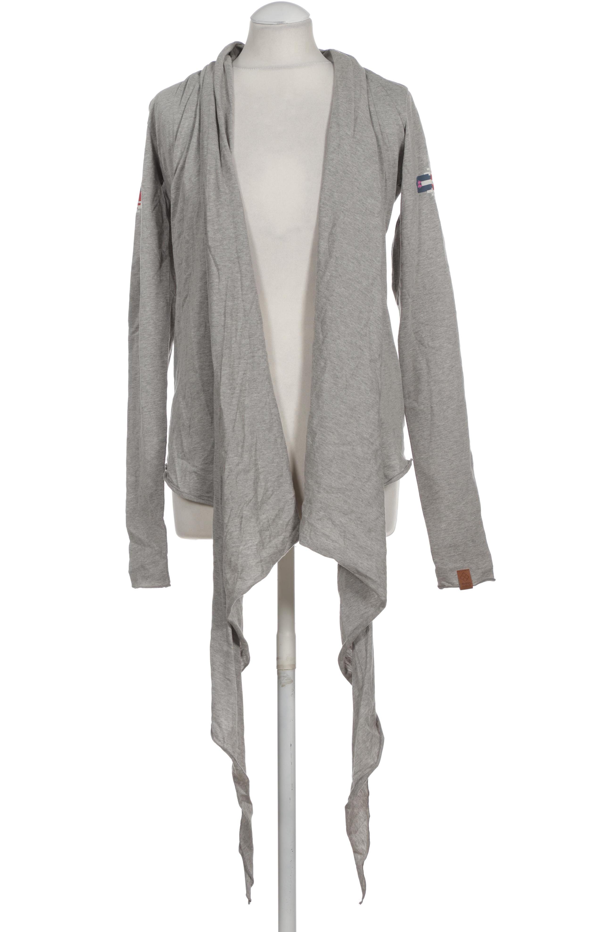 

evaw wave Damen Strickjacke, grau, Gr. 34