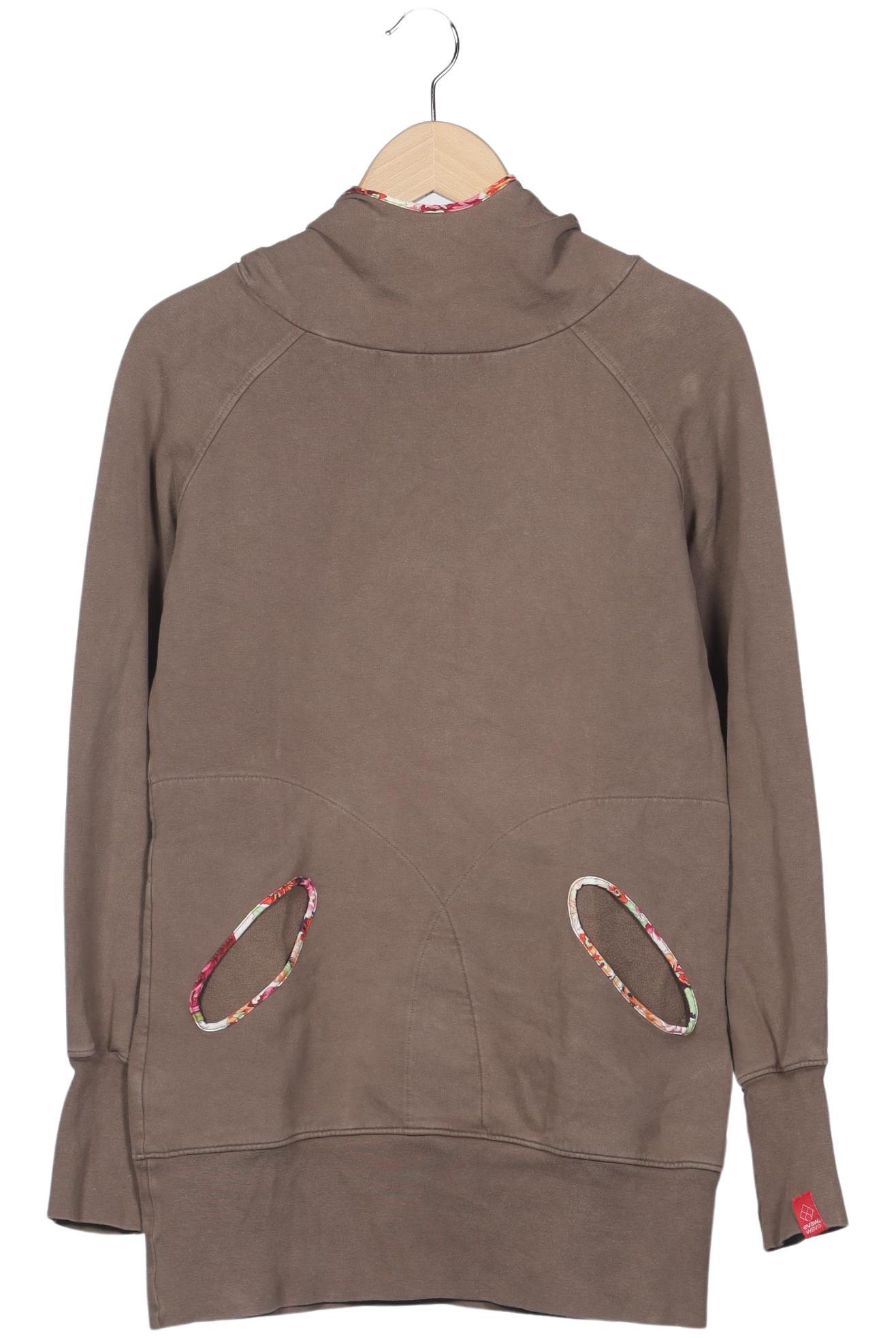 

evaw wave Damen Kapuzenpullover, braun, Gr. 40
