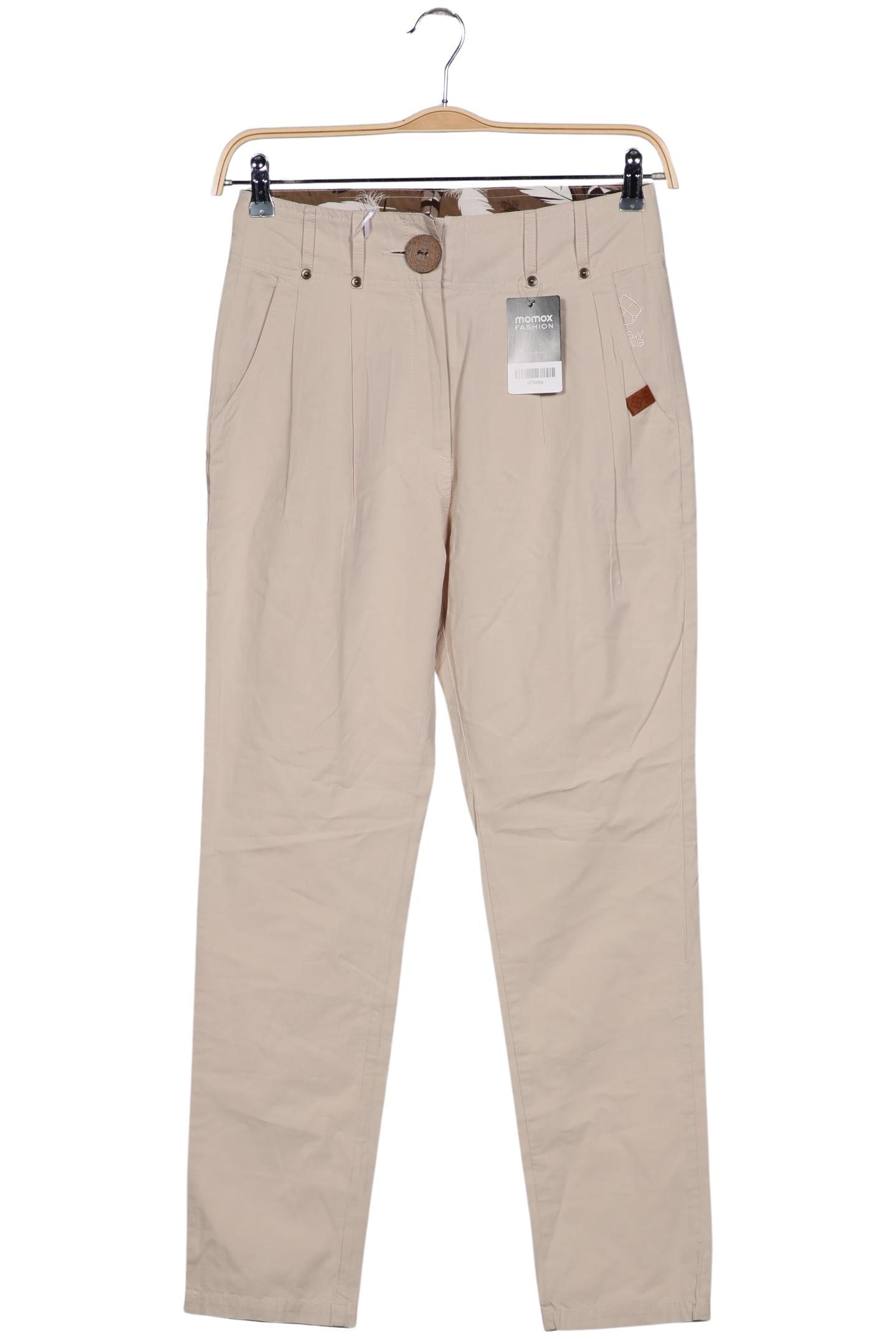 

evaw wave Damen Stoffhose, beige, Gr. 34