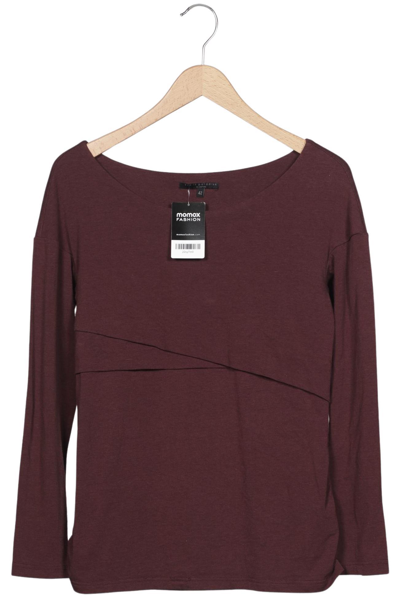 

eve in paradise Damen Langarmshirt, bordeaux, Gr. 42