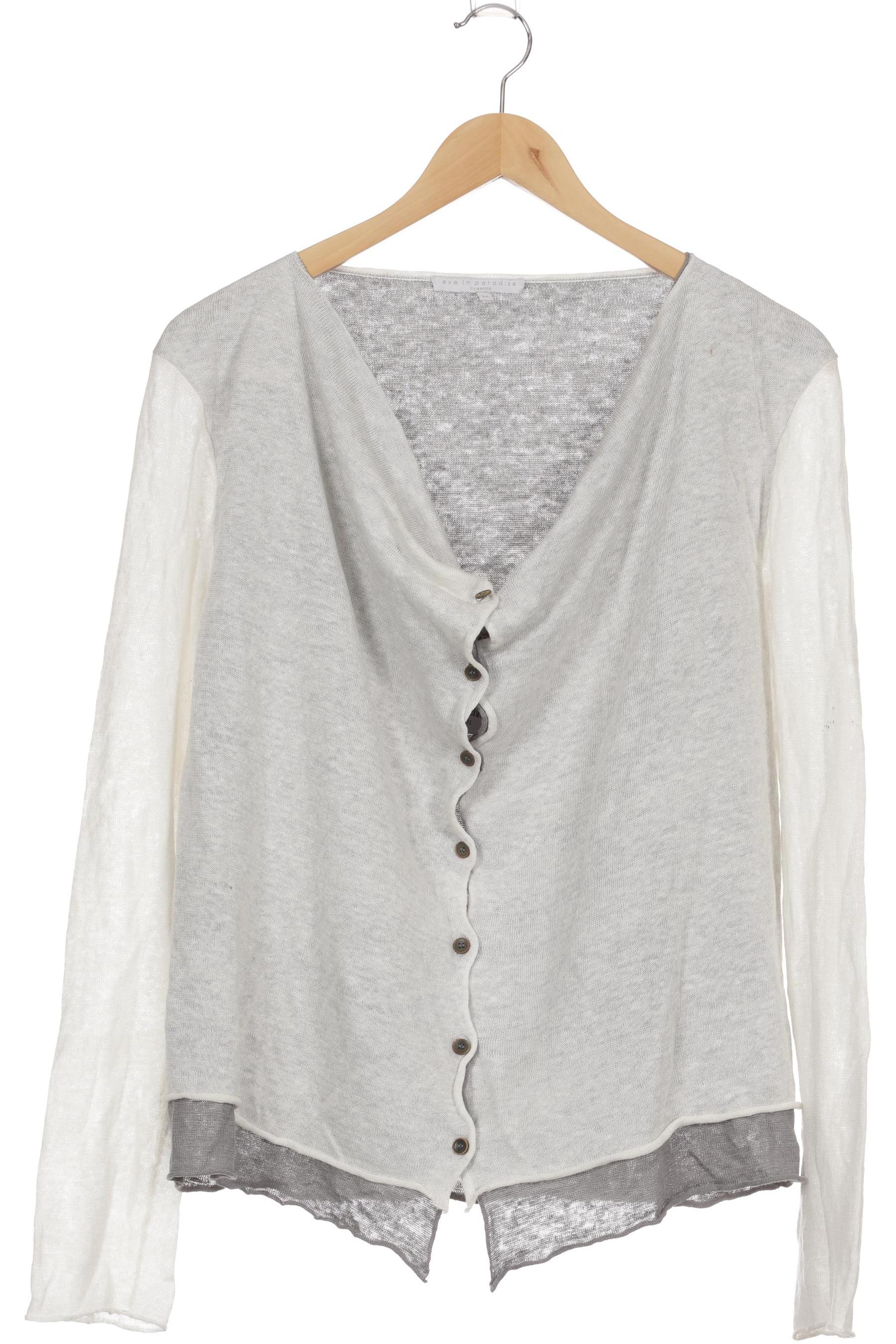 

eve in paradise Damen Strickjacke, weiß, Gr. 38