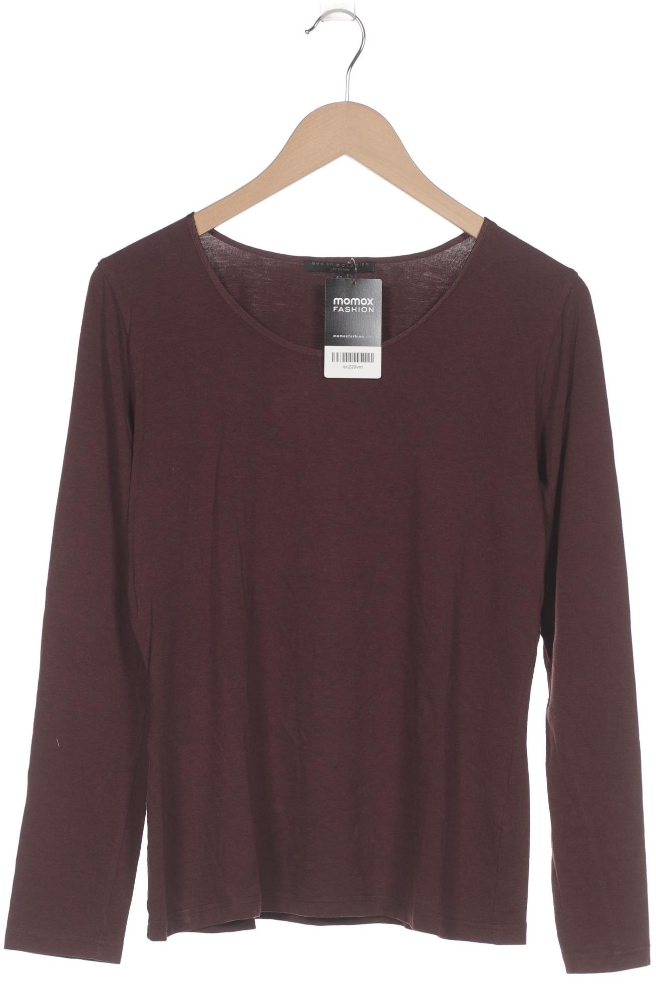 

eve in paradise Damen Langarmshirt, bordeaux, Gr. 42