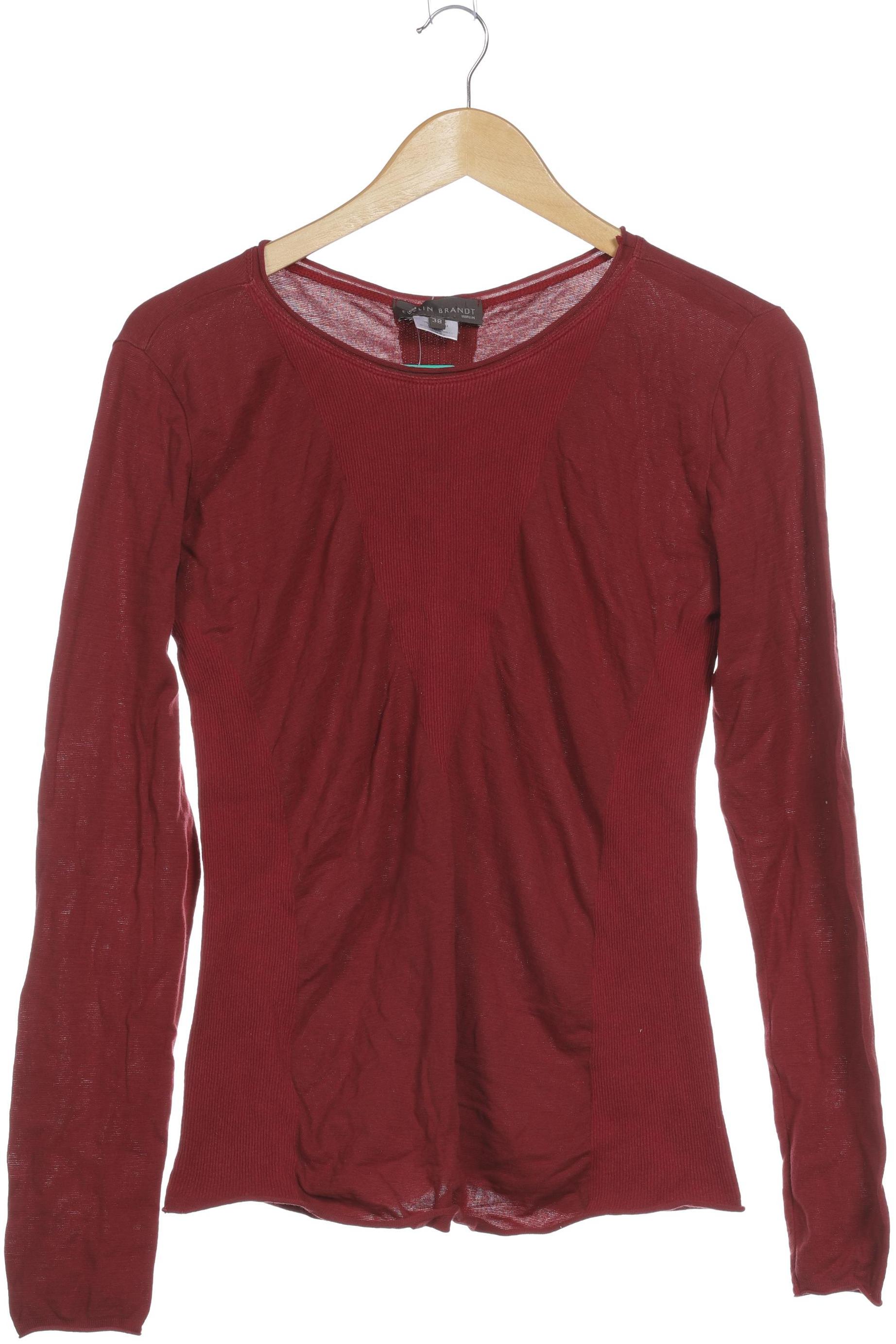 

Evelin Brandt Berlin Damen Langarmshirt, rot, Gr. 38