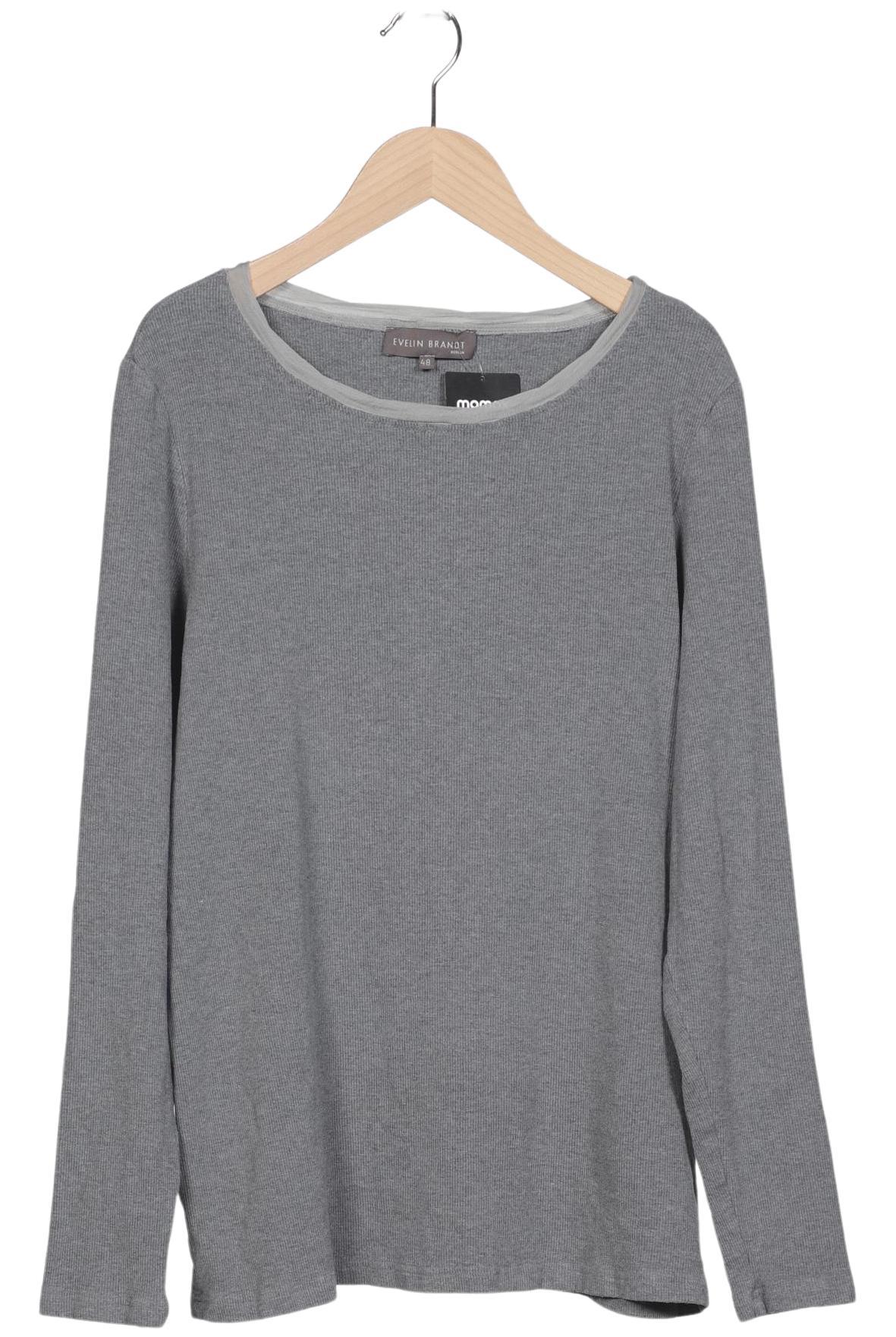 

Evelin Brandt Berlin Damen Langarmshirt, grau, Gr. 48