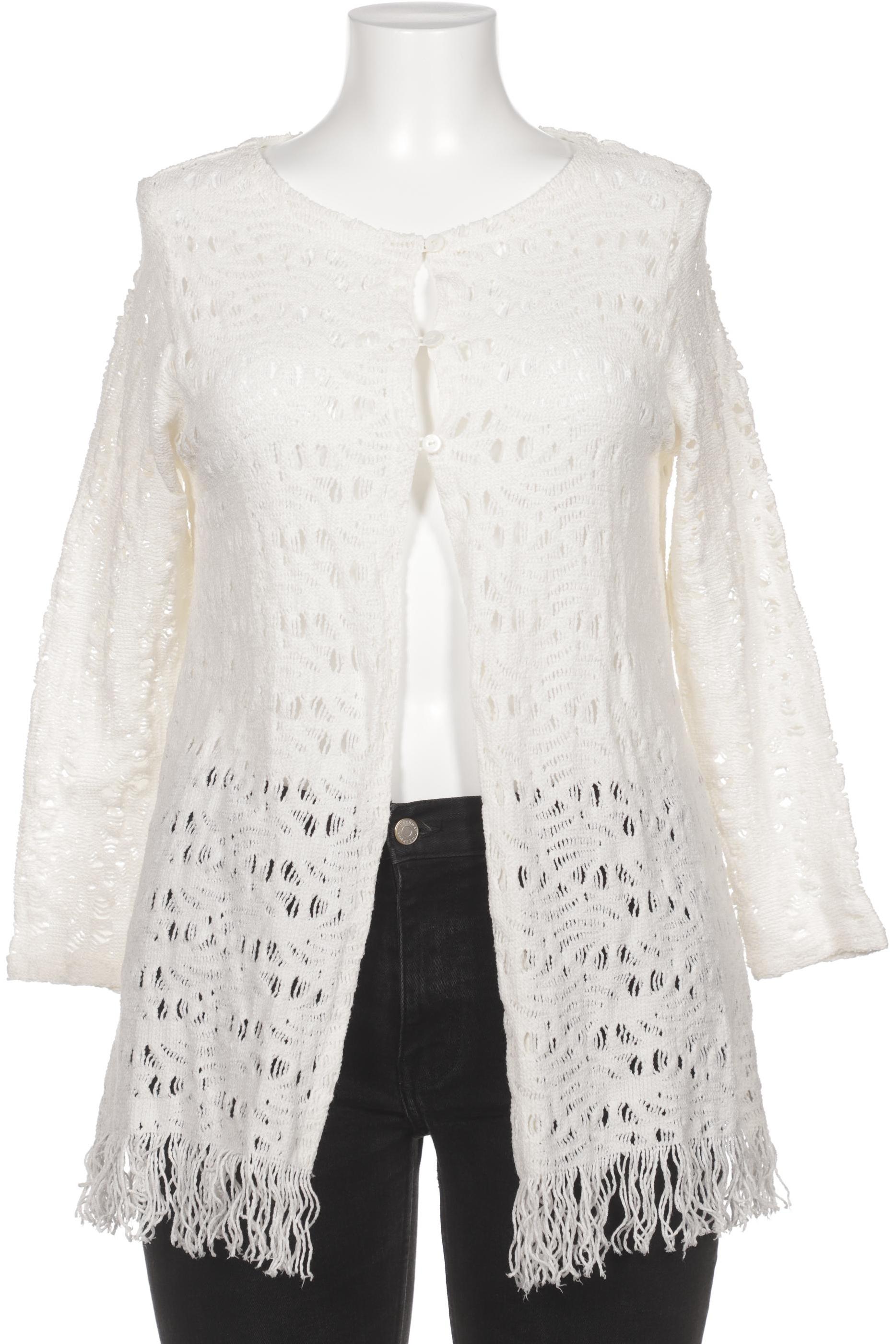 

Evelin Brandt Berlin Damen Strickjacke, weiß, Gr. 44