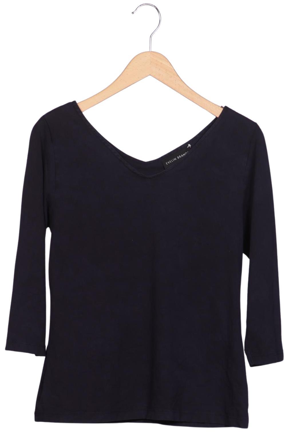 

Evelin Brandt Berlin Damen Langarmshirt, marineblau, Gr. 42