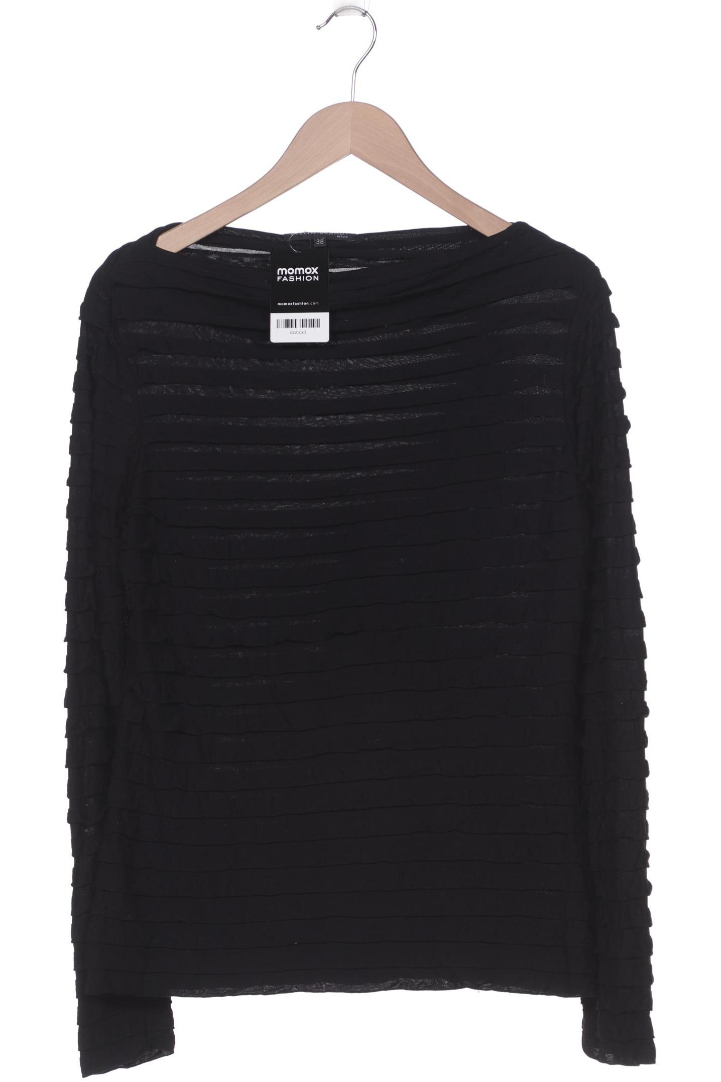

Evelin Brandt Berlin Damen Langarmshirt, schwarz, Gr. 38