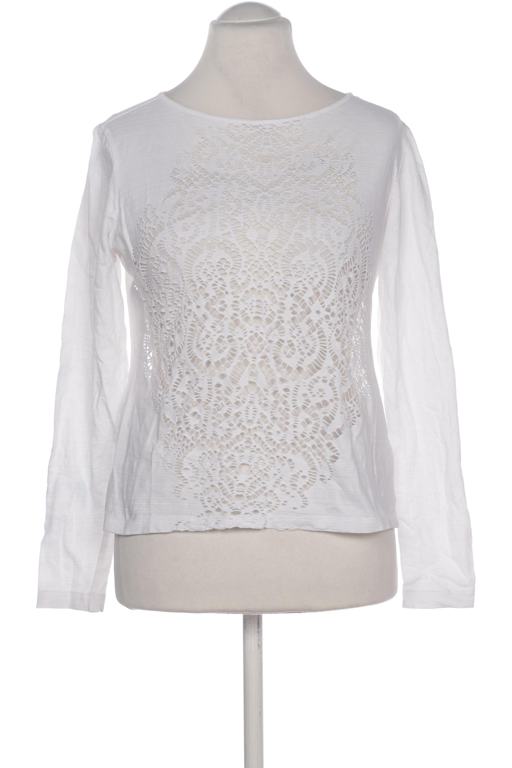 

Evelin Brandt Berlin Damen Langarmshirt, weiß, Gr. 42