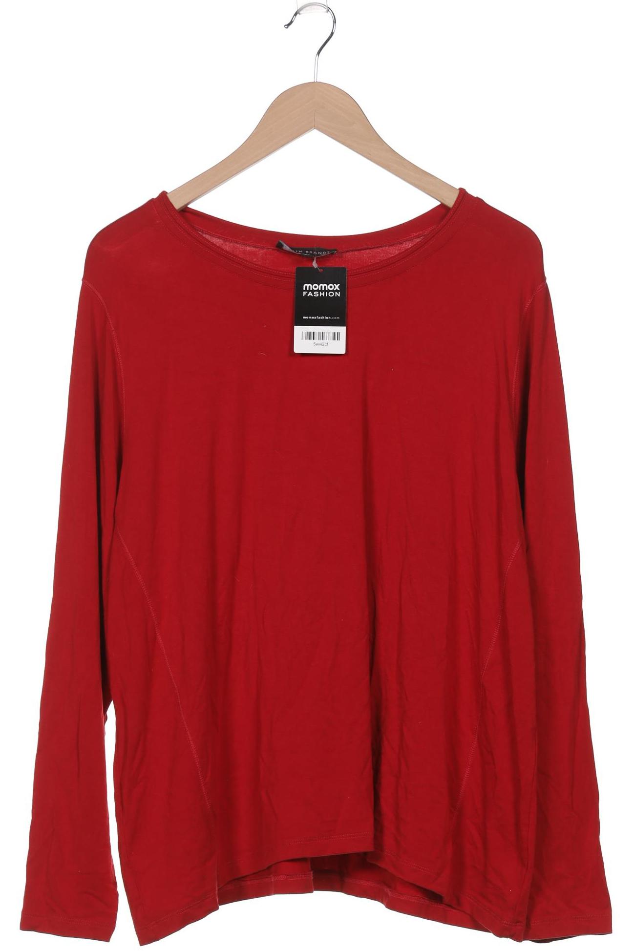 

Evelin Brandt Berlin Damen Langarmshirt, rot, Gr. 48