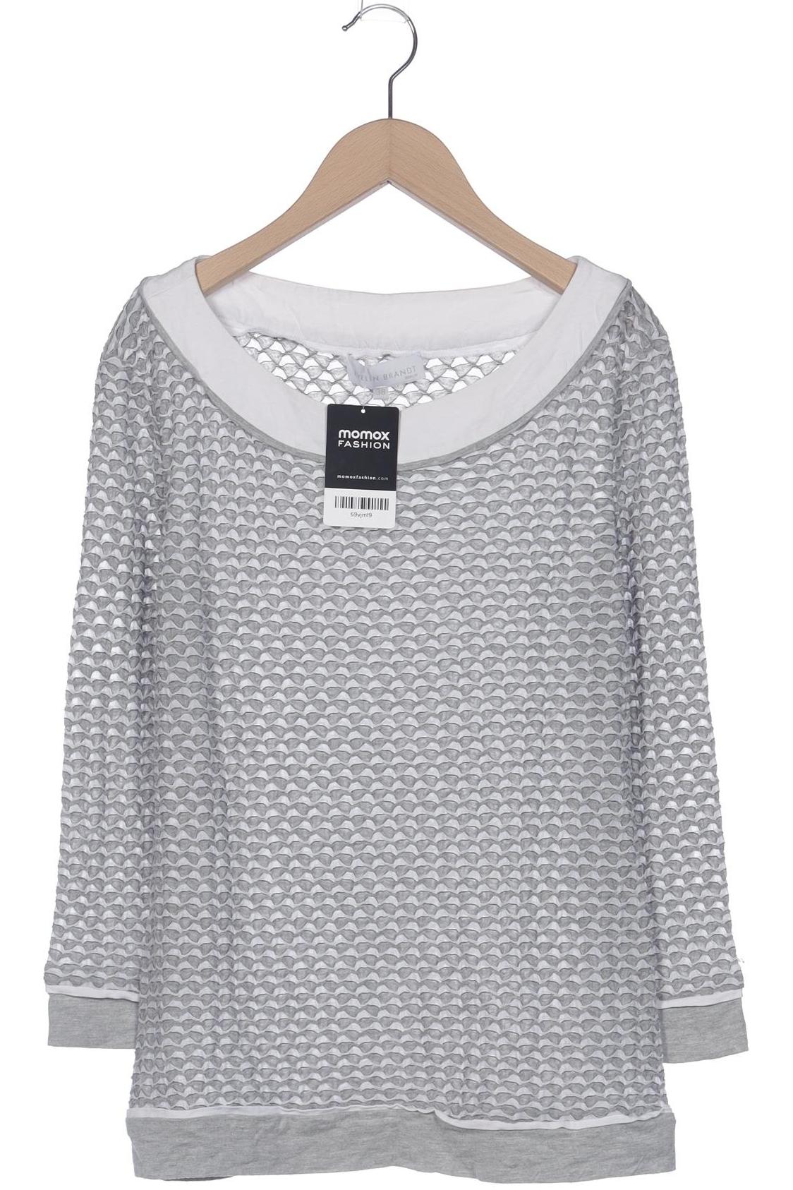 

Evelin Brandt Berlin Damen Langarmshirt, grau, Gr. 38