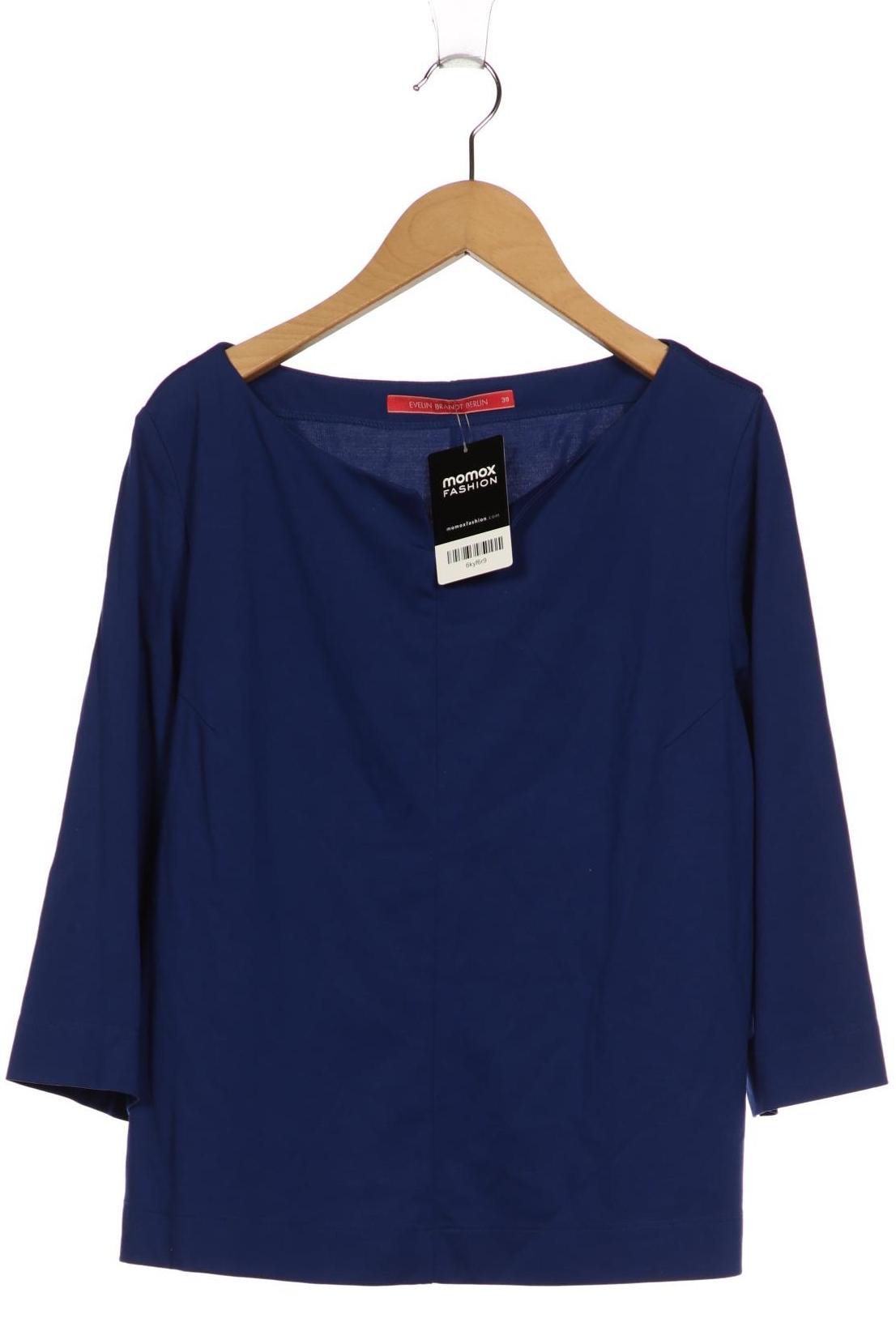 

Evelin Brandt Berlin Damen Langarmshirt, blau, Gr. 38