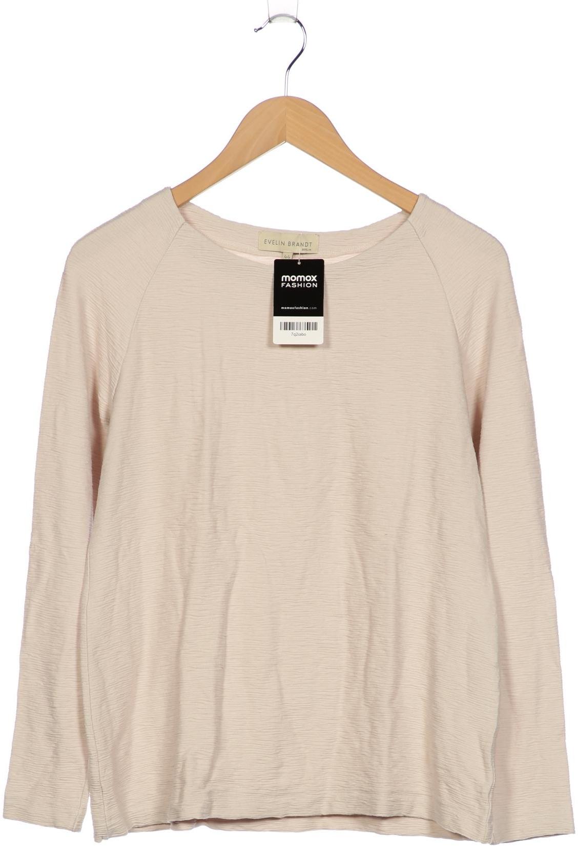 

Evelin Brandt Berlin Damen Langarmshirt, beige, Gr. 44