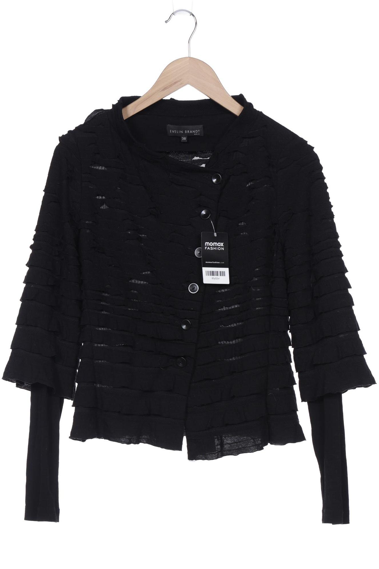

Evelin Brandt Berlin Damen Strickjacke, schwarz, Gr. 38