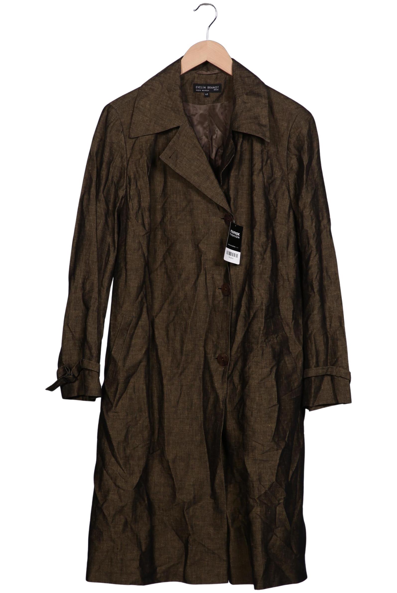 

Evelin Brandt Berlin Damen Mantel, braun, Gr. 46