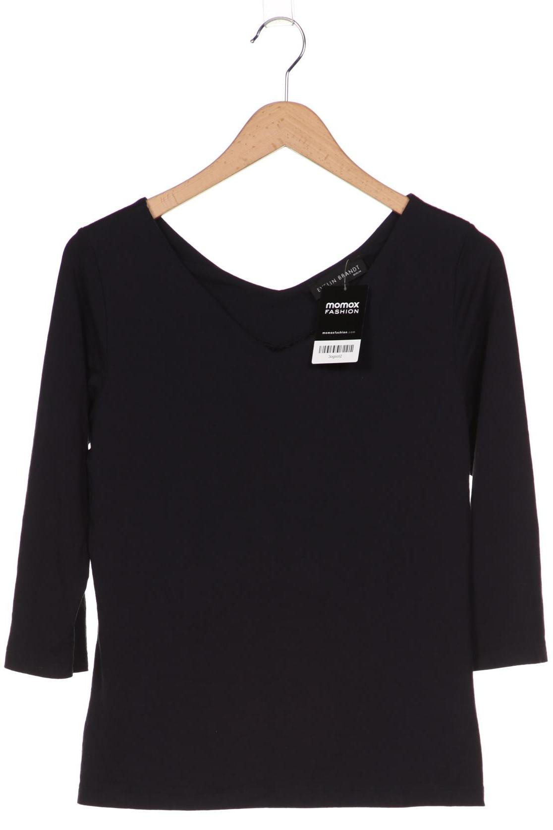

Evelin Brandt Berlin Damen Langarmshirt, marineblau, Gr. 42