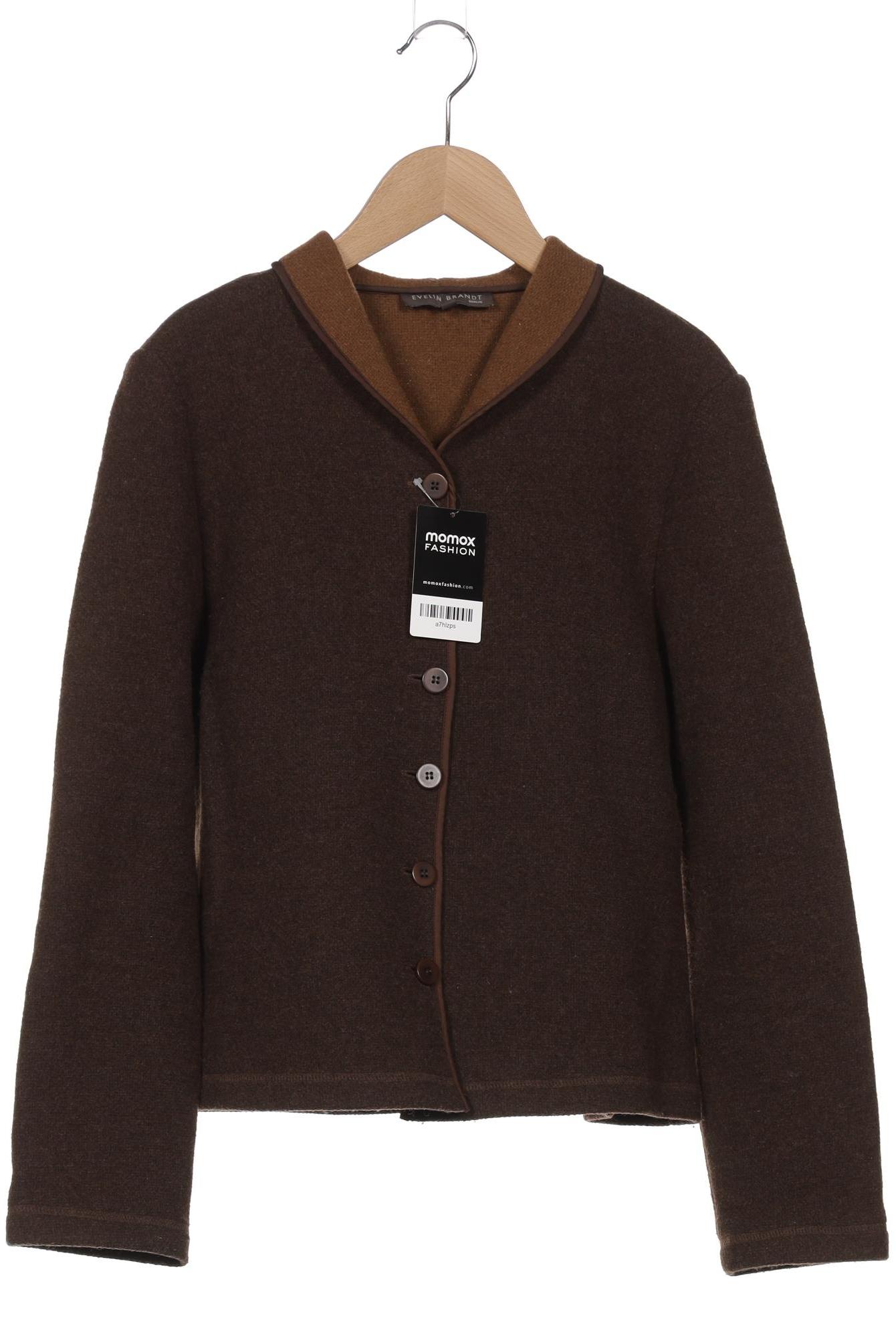 

Evelin Brandt Berlin Damen Strickjacke, braun, Gr. 36