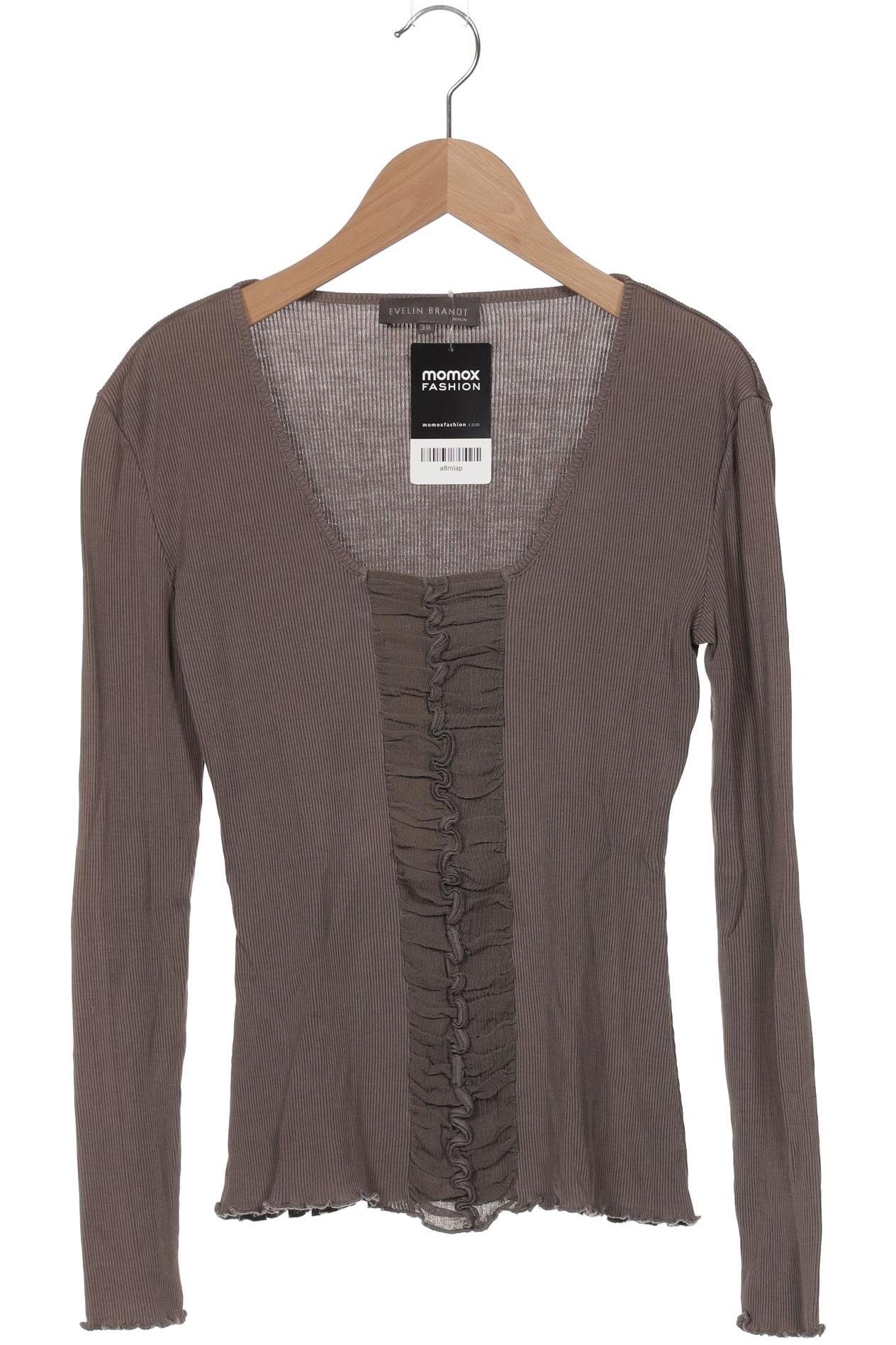 

Evelin Brandt Berlin Damen Langarmshirt, grau, Gr. 38
