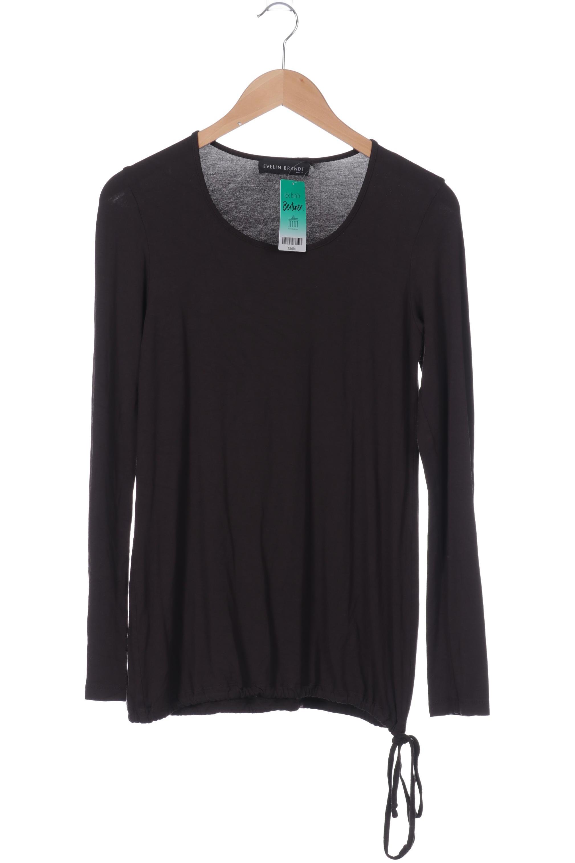 

Evelin Brandt Berlin Damen Langarmshirt, braun, Gr. 38