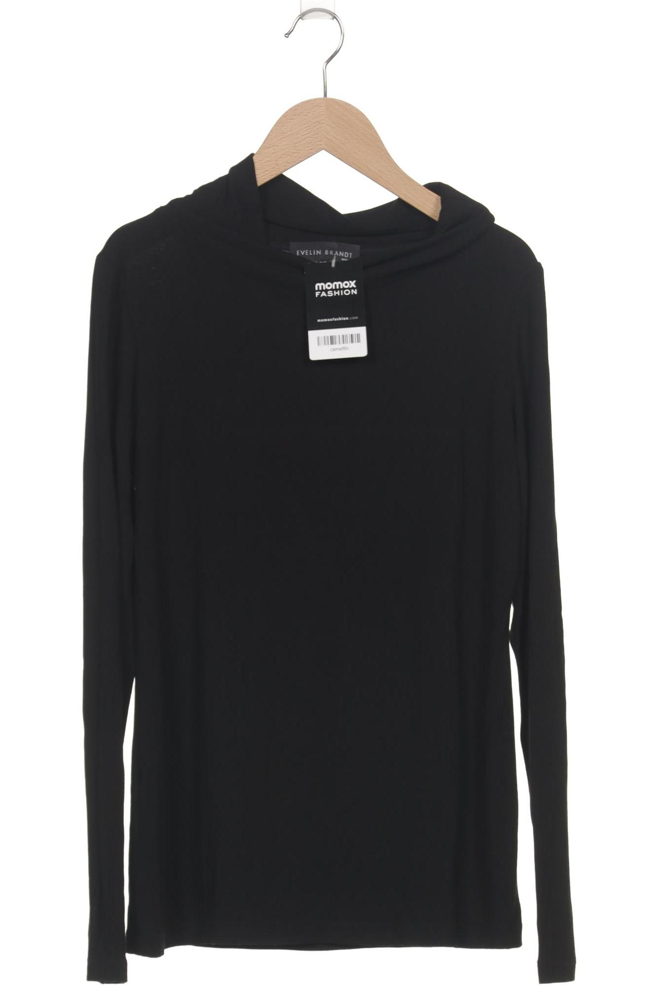 

Evelin Brandt Berlin Damen Langarmshirt, schwarz, Gr. 38