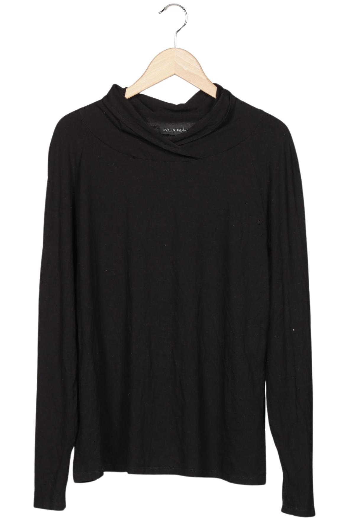 

Evelin Brandt Berlin Damen Langarmshirt, schwarz, Gr. 46