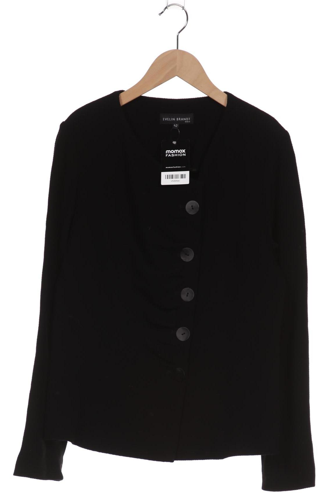 

Evelin Brandt Berlin Damen Strickjacke, schwarz, Gr. 42