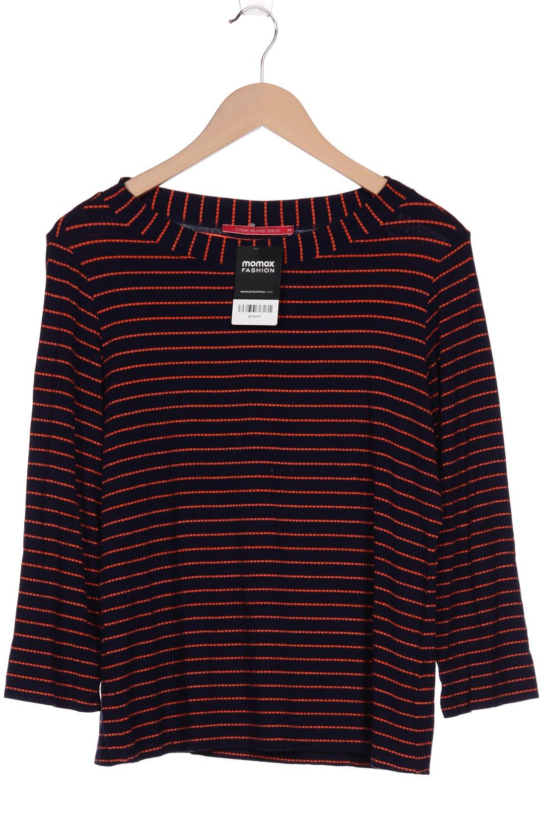 

Evelin Brandt Berlin Damen Langarmshirt, marineblau, Gr. 38