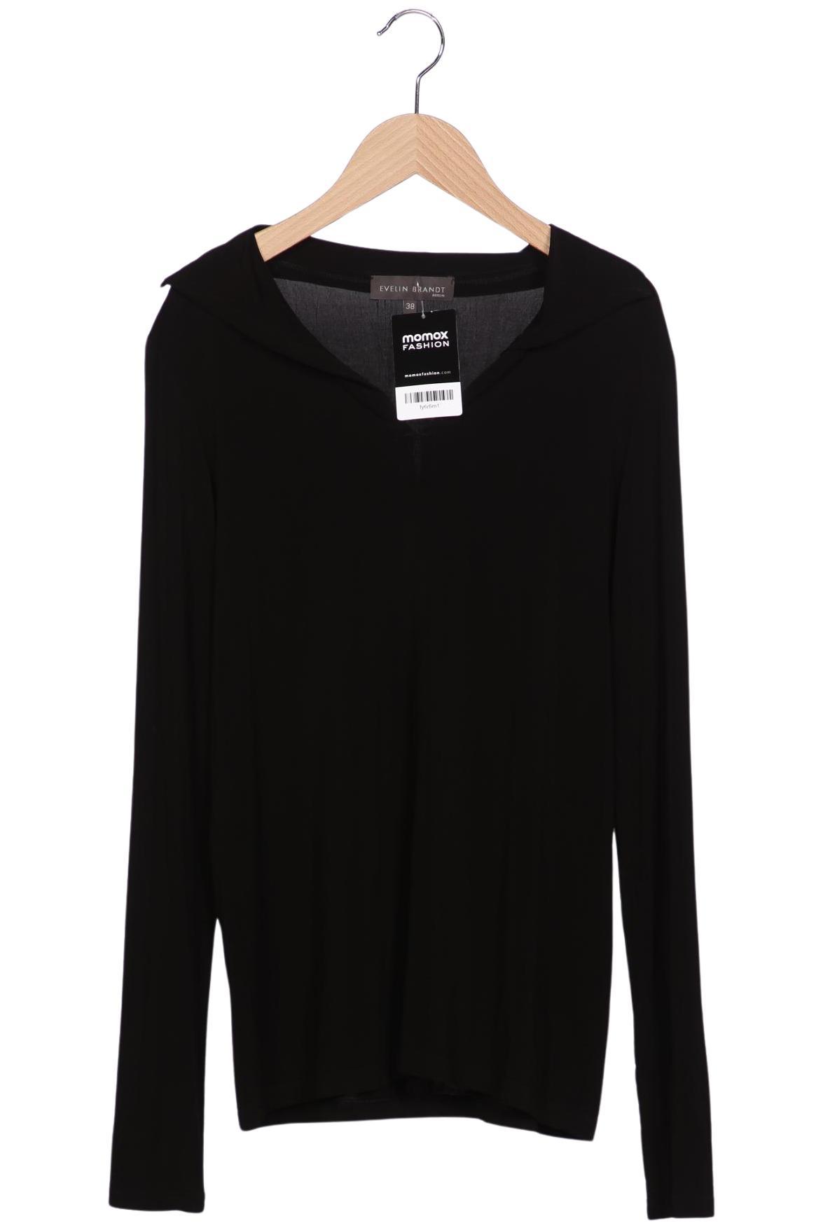

Evelin Brandt Berlin Damen Langarmshirt, schwarz, Gr. 38