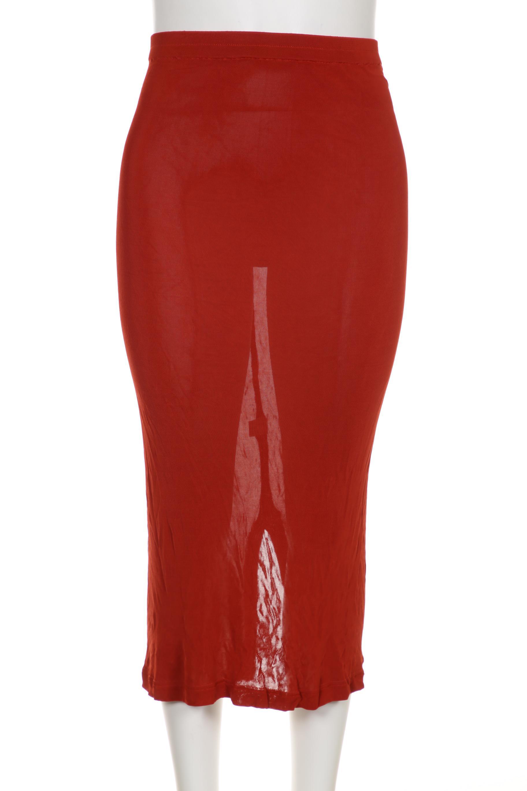 Thumbnail - Evelin Brandt Berlin Damen Rock, orange, Gr. 42
