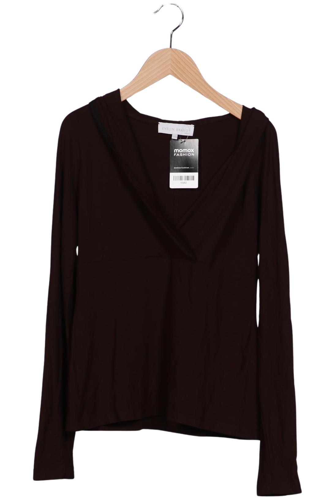 

Evelin Brandt Berlin Damen Langarmshirt, bordeaux, Gr. 36