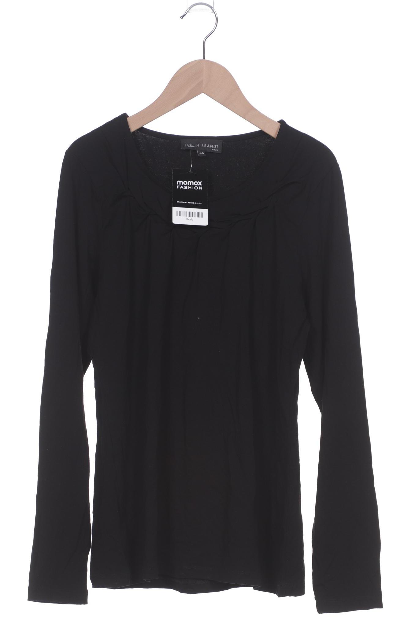 

Evelin Brandt Berlin Damen Langarmshirt, schwarz, Gr. 44