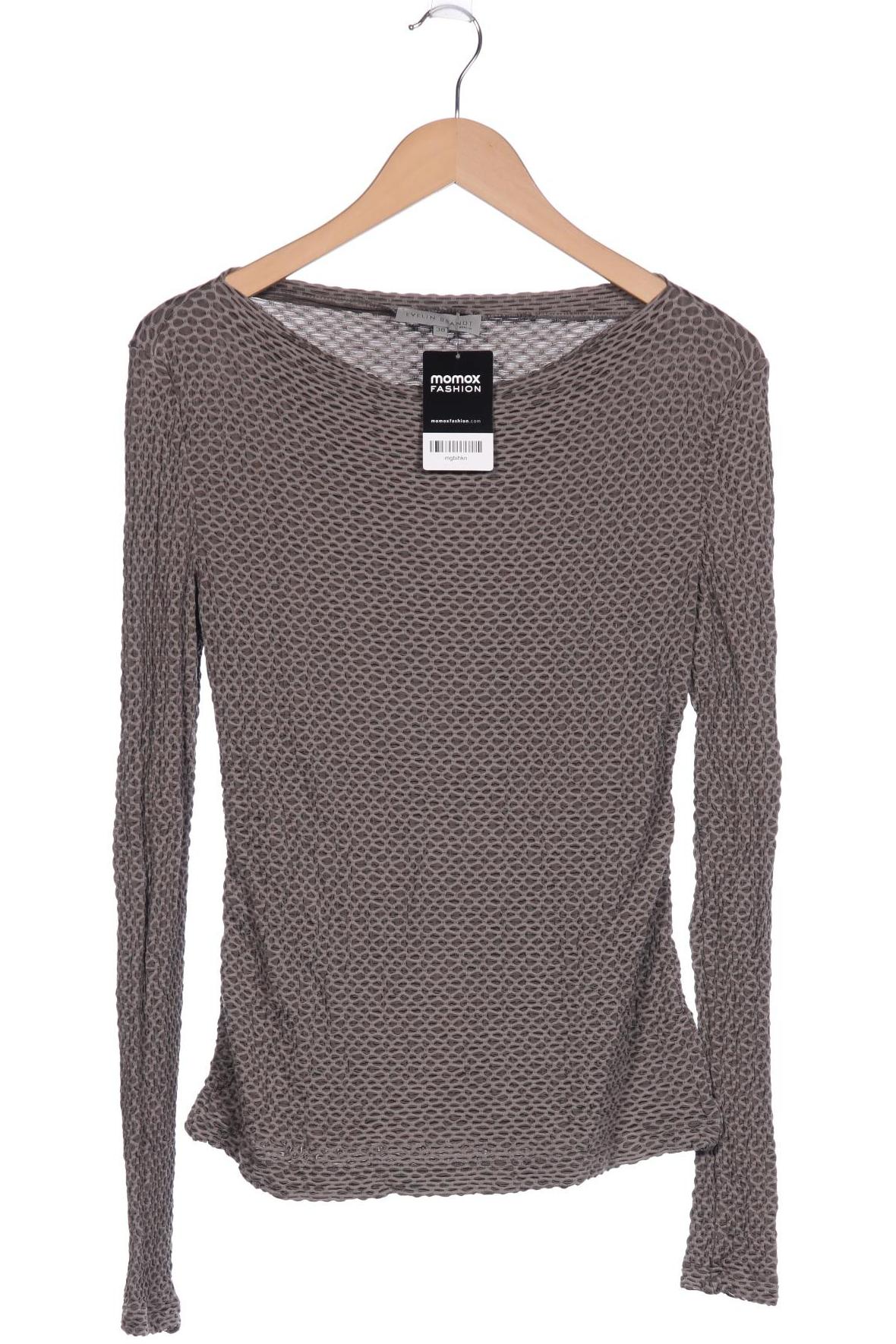 

Evelin Brandt Berlin Damen Langarmshirt, braun, Gr. 38