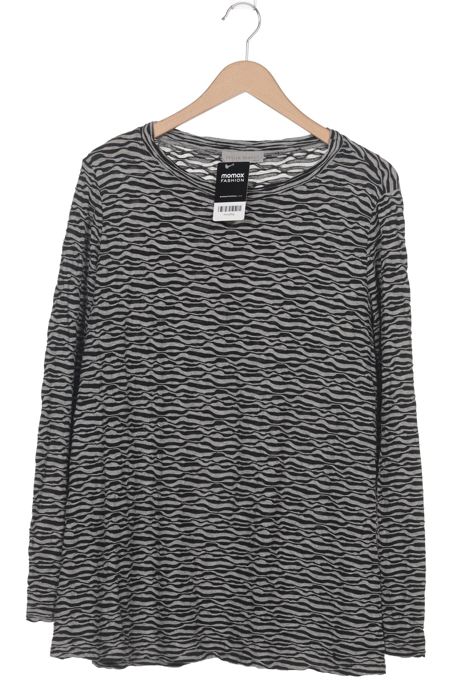 

Evelin Brandt Berlin Damen Langarmshirt, grau, Gr. 50