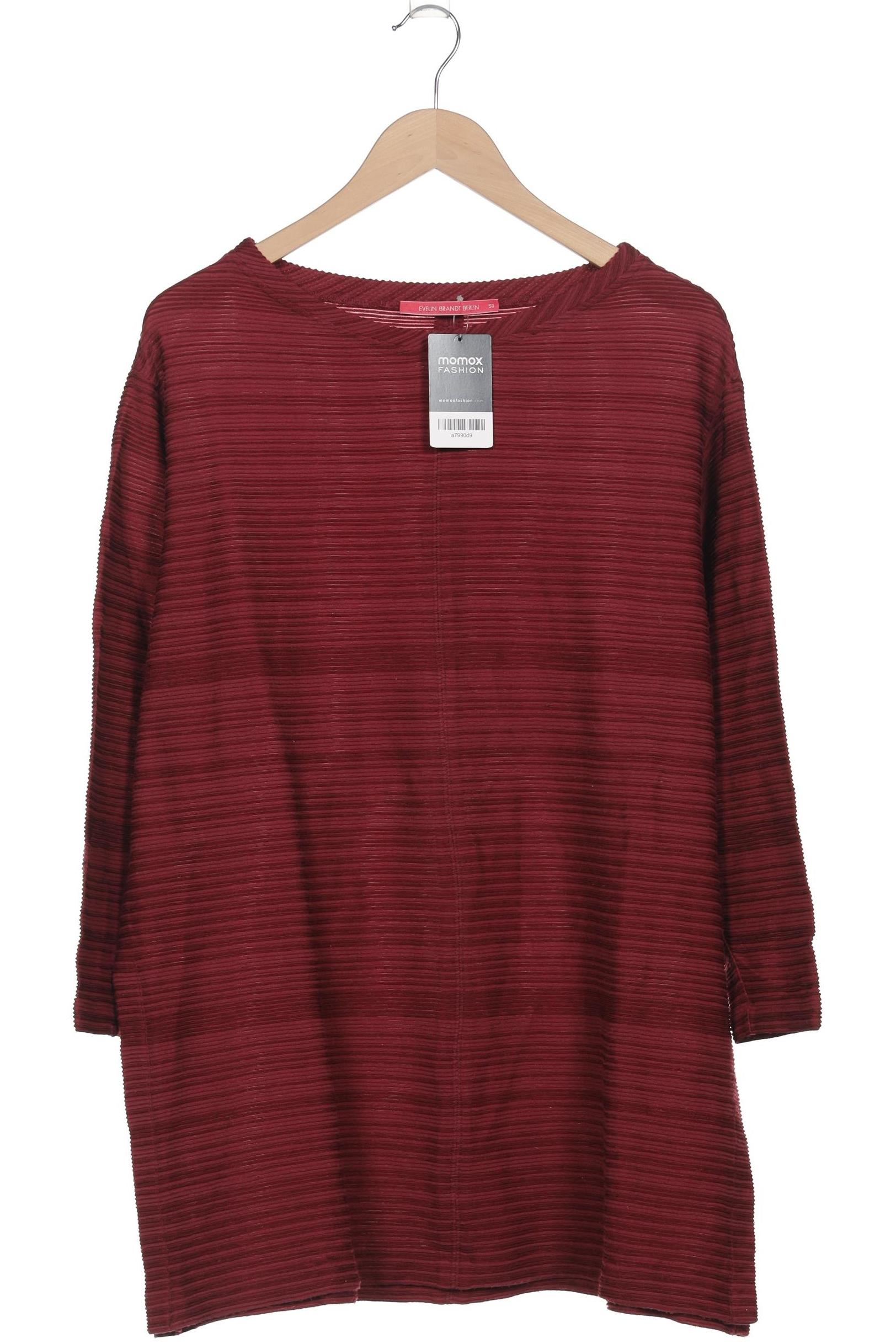 

Evelin Brandt Berlin Damen Langarmshirt, bordeaux, Gr. 50