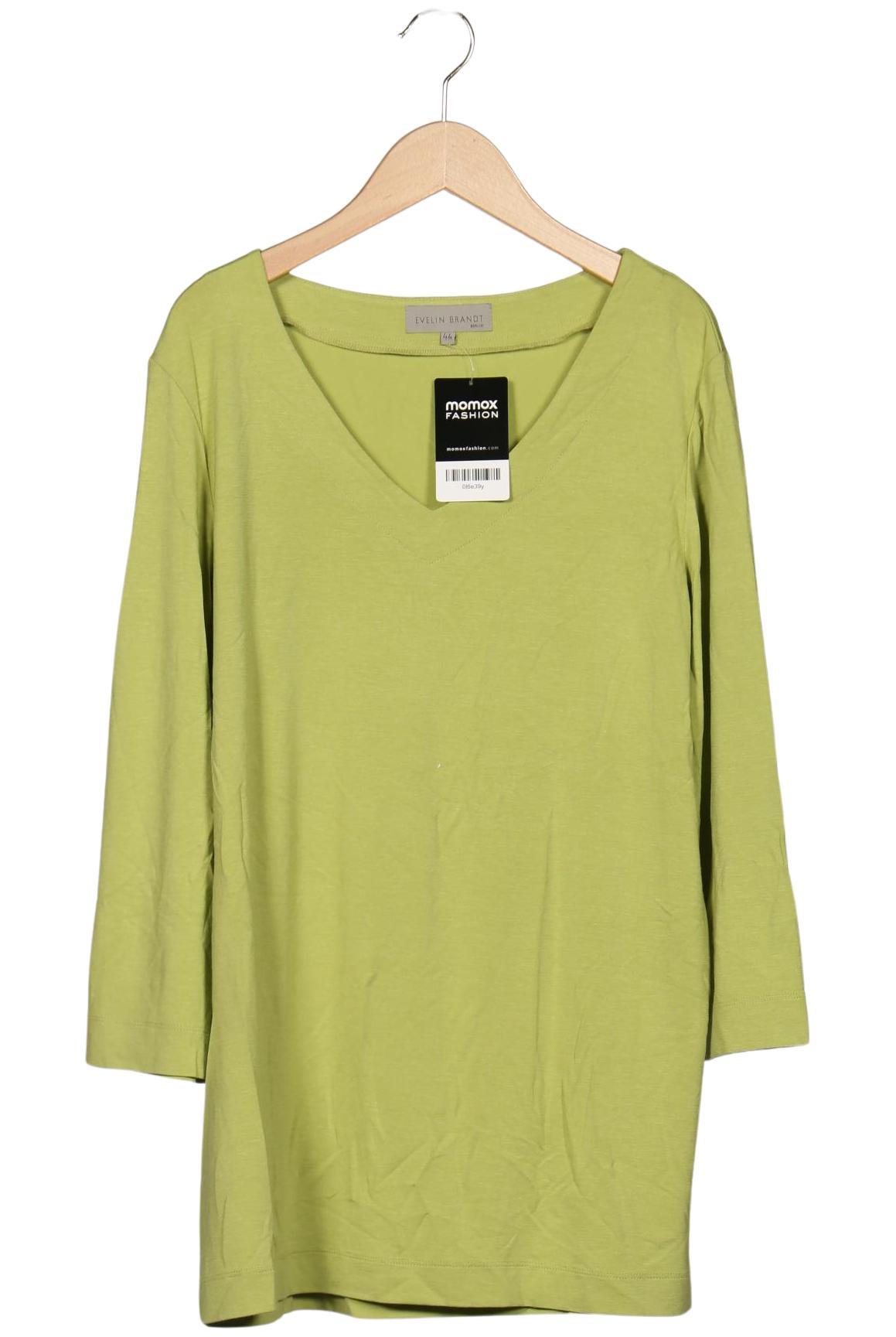 

Evelin Brandt Berlin Damen Langarmshirt, hellgrün, Gr. 44