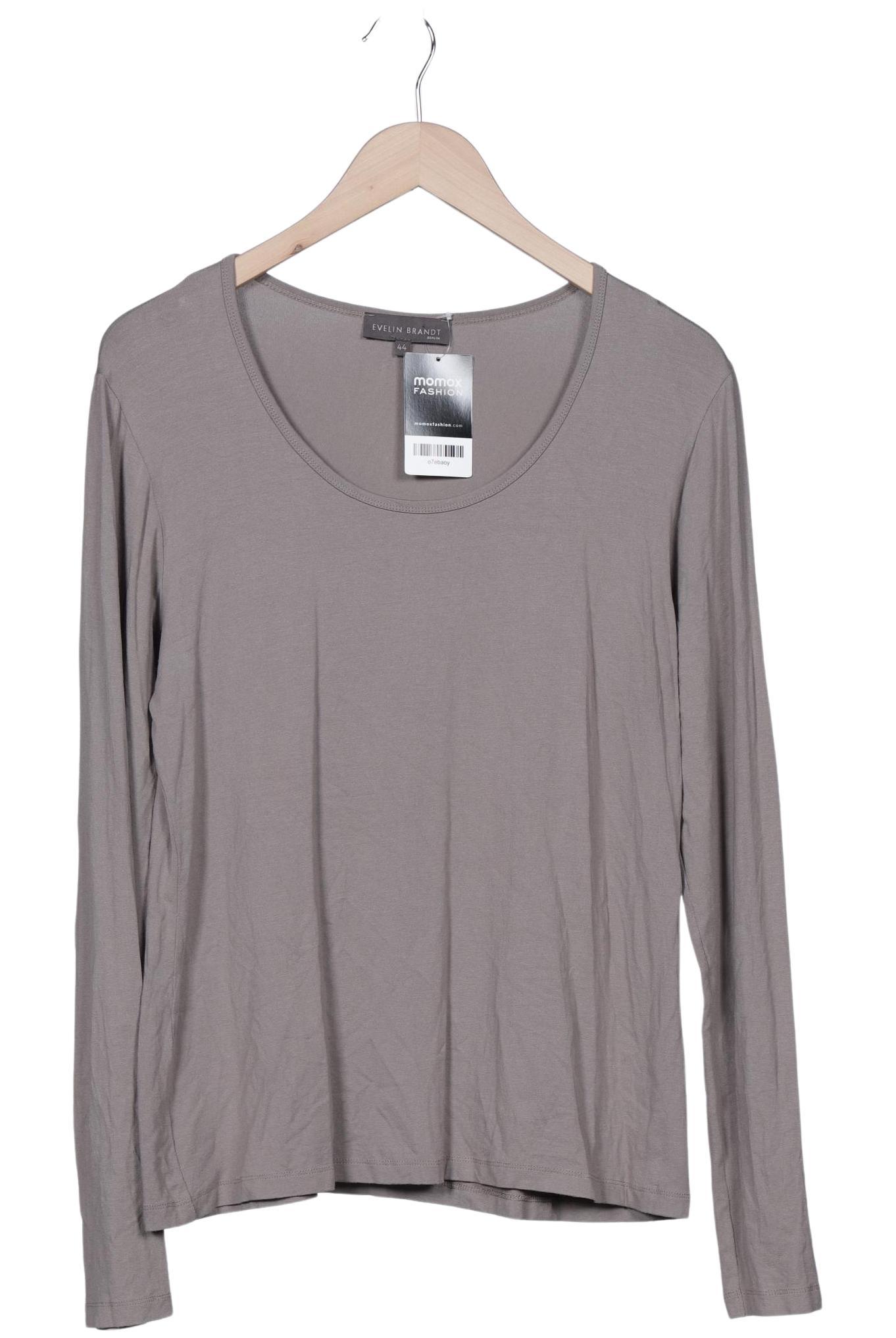 

Evelin Brandt Berlin Damen Langarmshirt, grau, Gr. 44