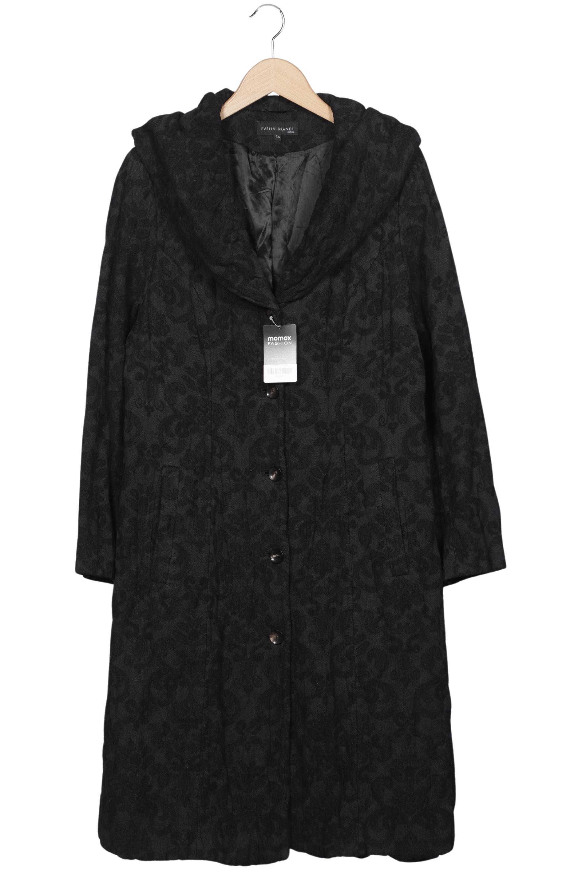 

Evelin Brandt Berlin Damen Mantel, schwarz, Gr. 44