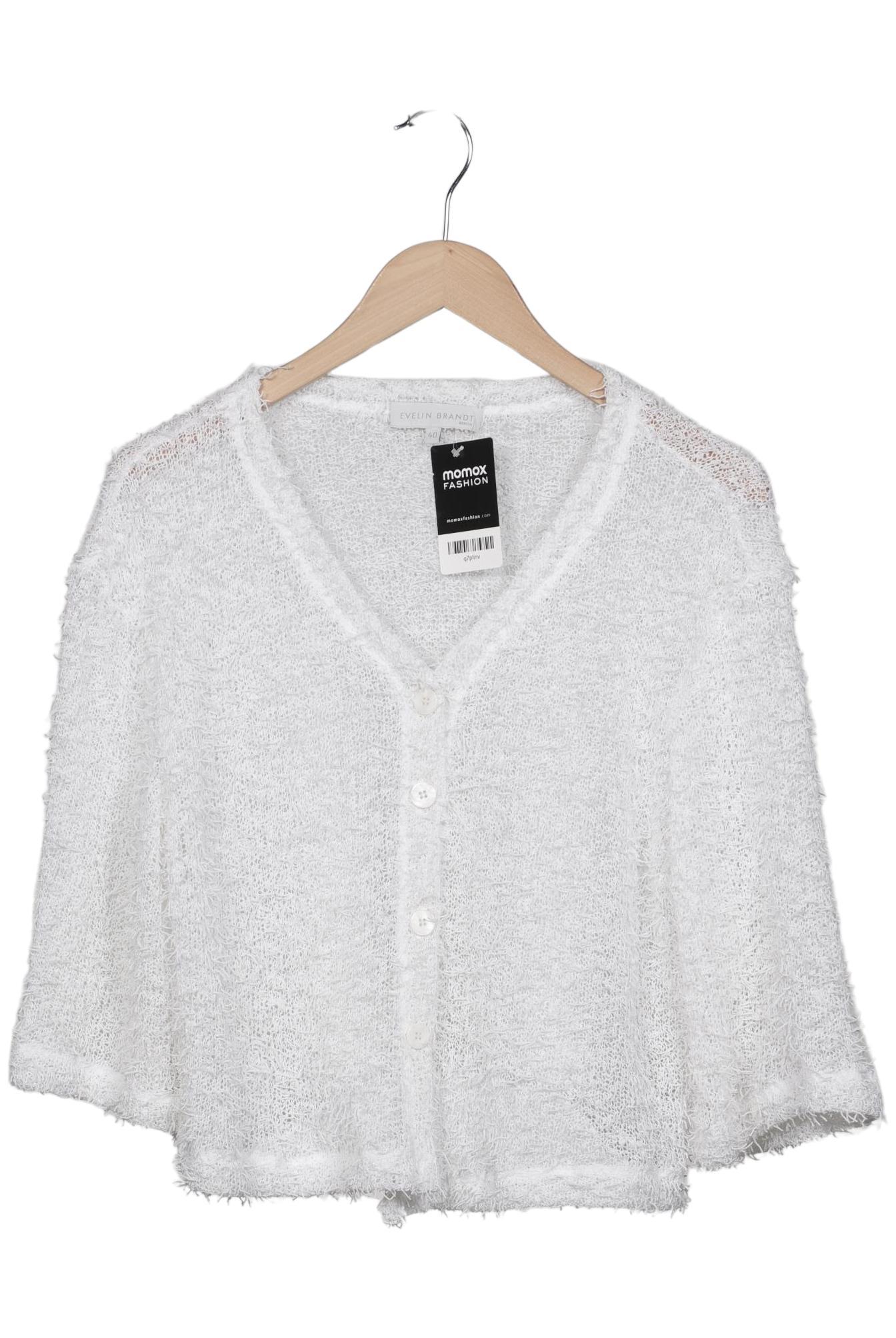 

Evelin Brandt Berlin Damen Strickjacke, weiß, Gr. 40