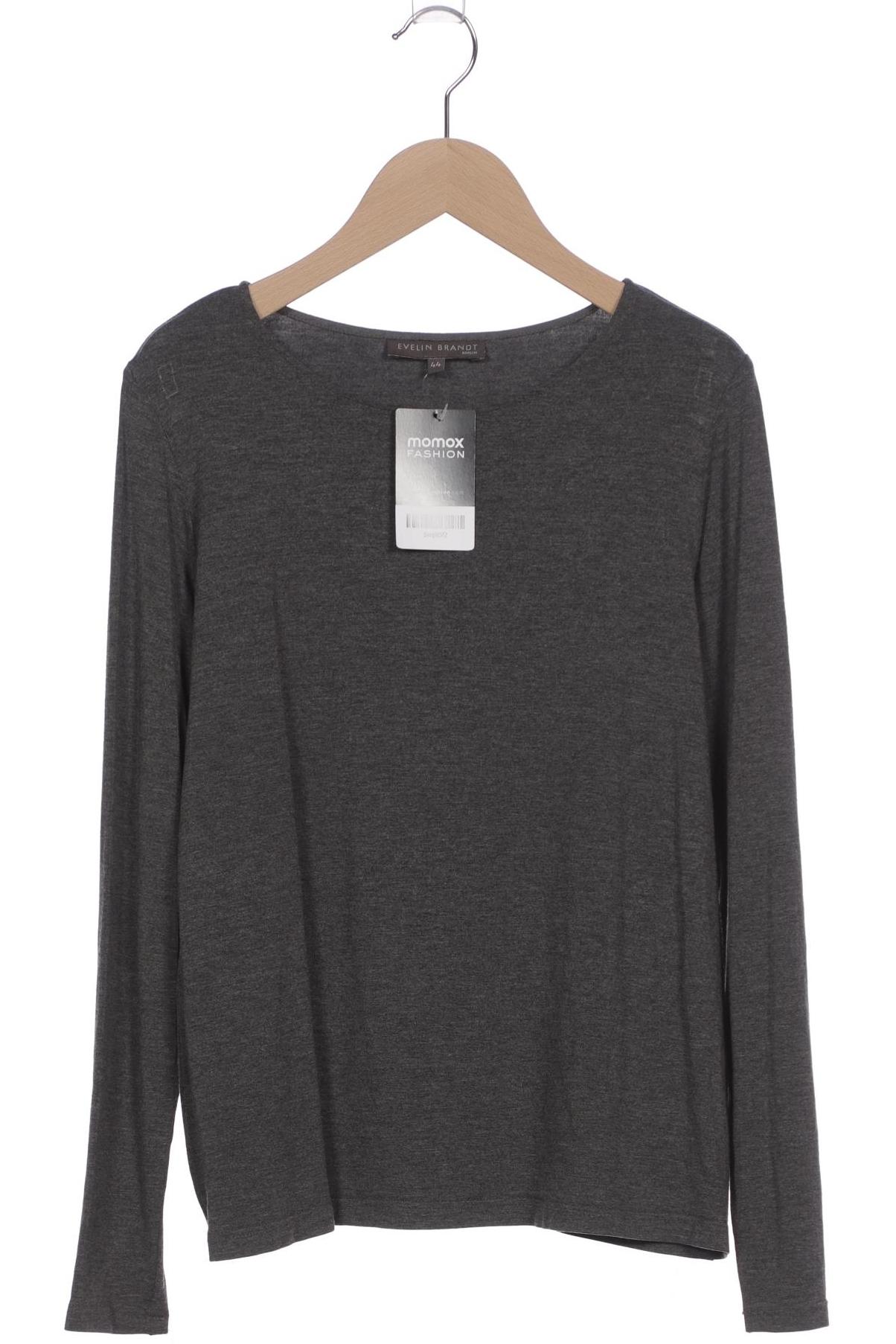 

Evelin Brandt Berlin Damen Langarmshirt, grau, Gr. 44