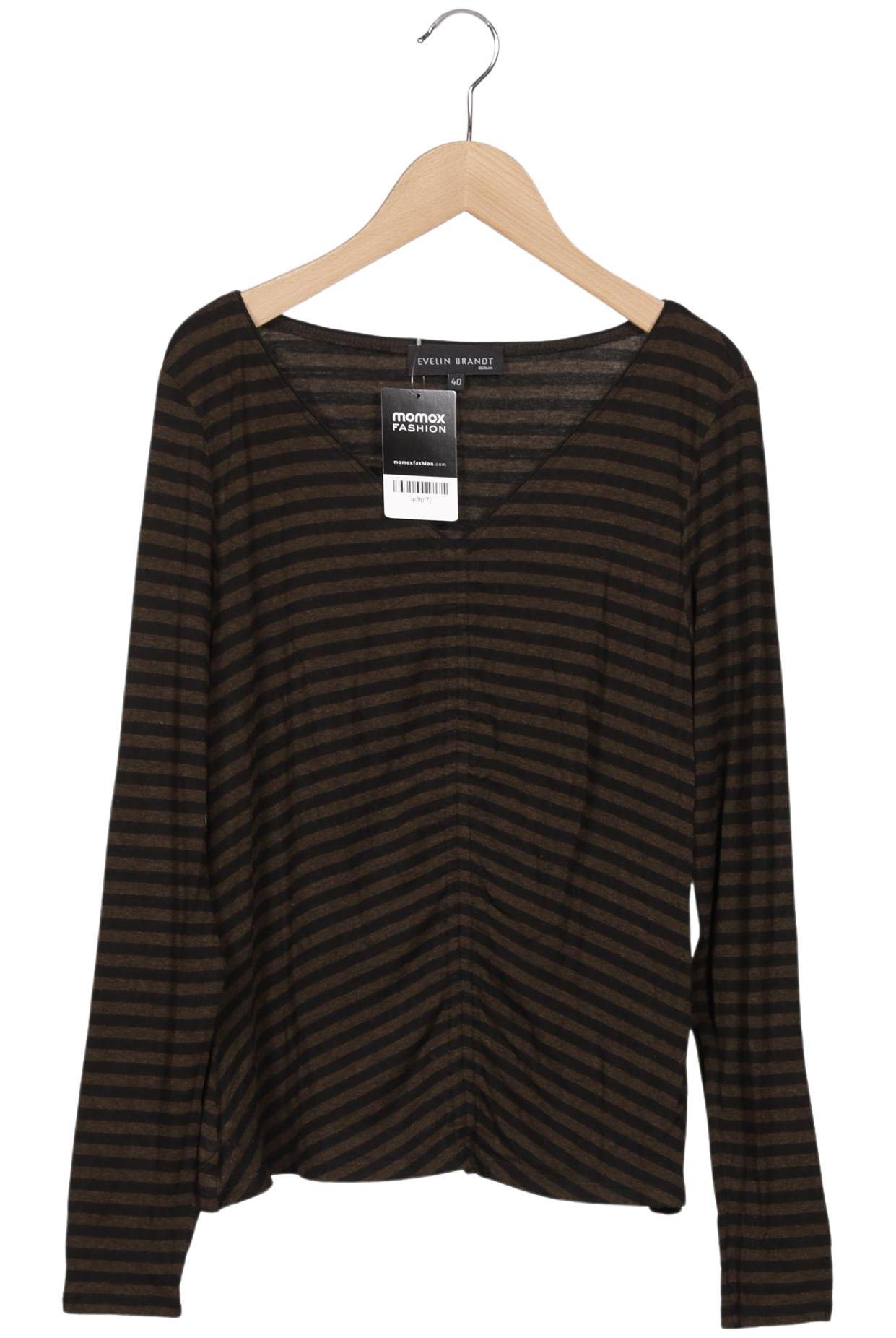 

Evelin Brandt Berlin Damen Langarmshirt, braun, Gr. 40