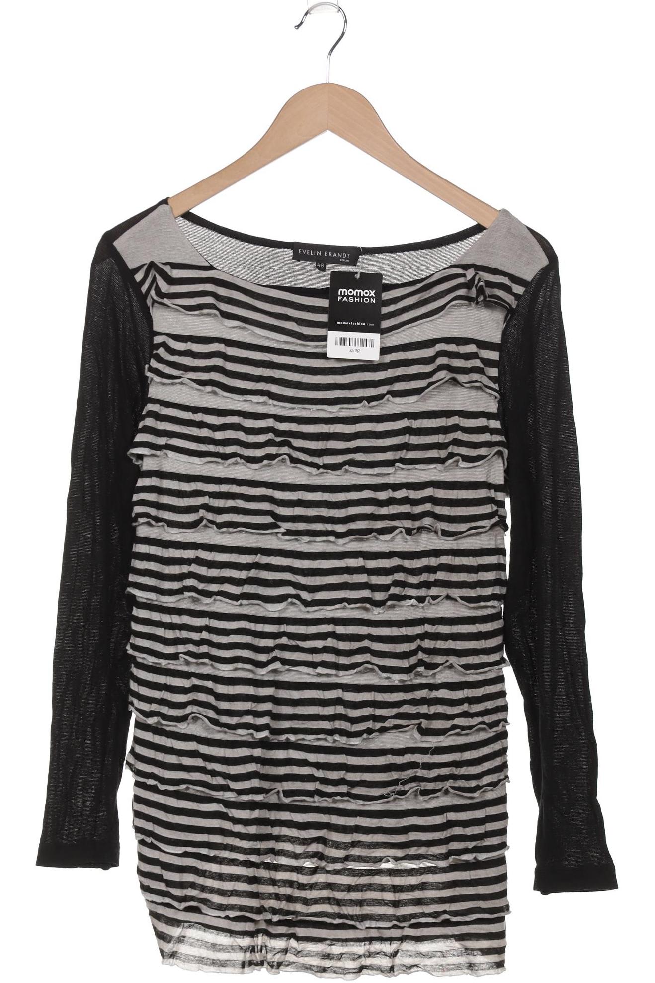 

Evelin Brandt Berlin Damen Langarmshirt, schwarz, Gr. 46