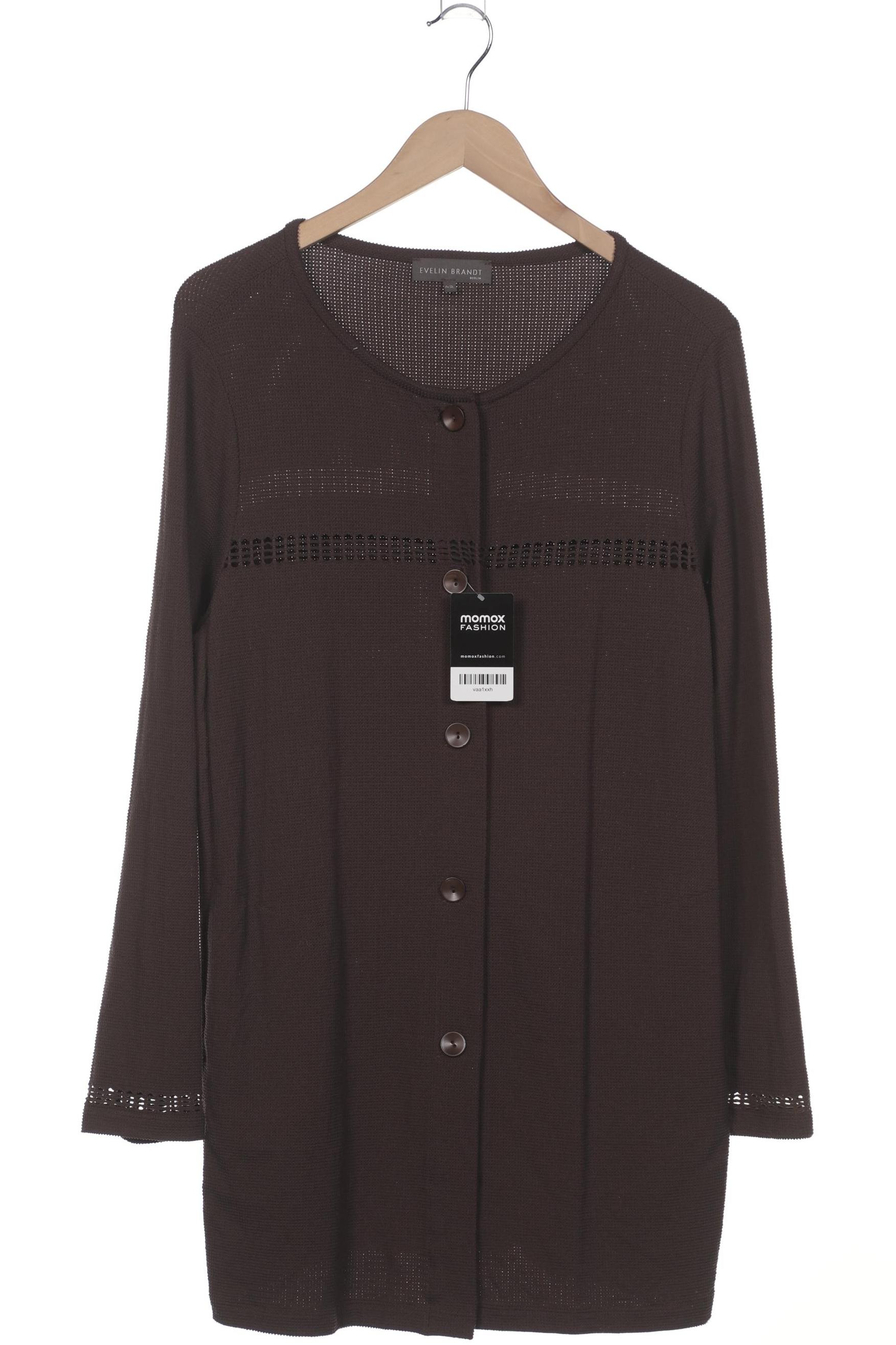 

Evelin Brandt Berlin Damen Strickjacke, braun, Gr. 42