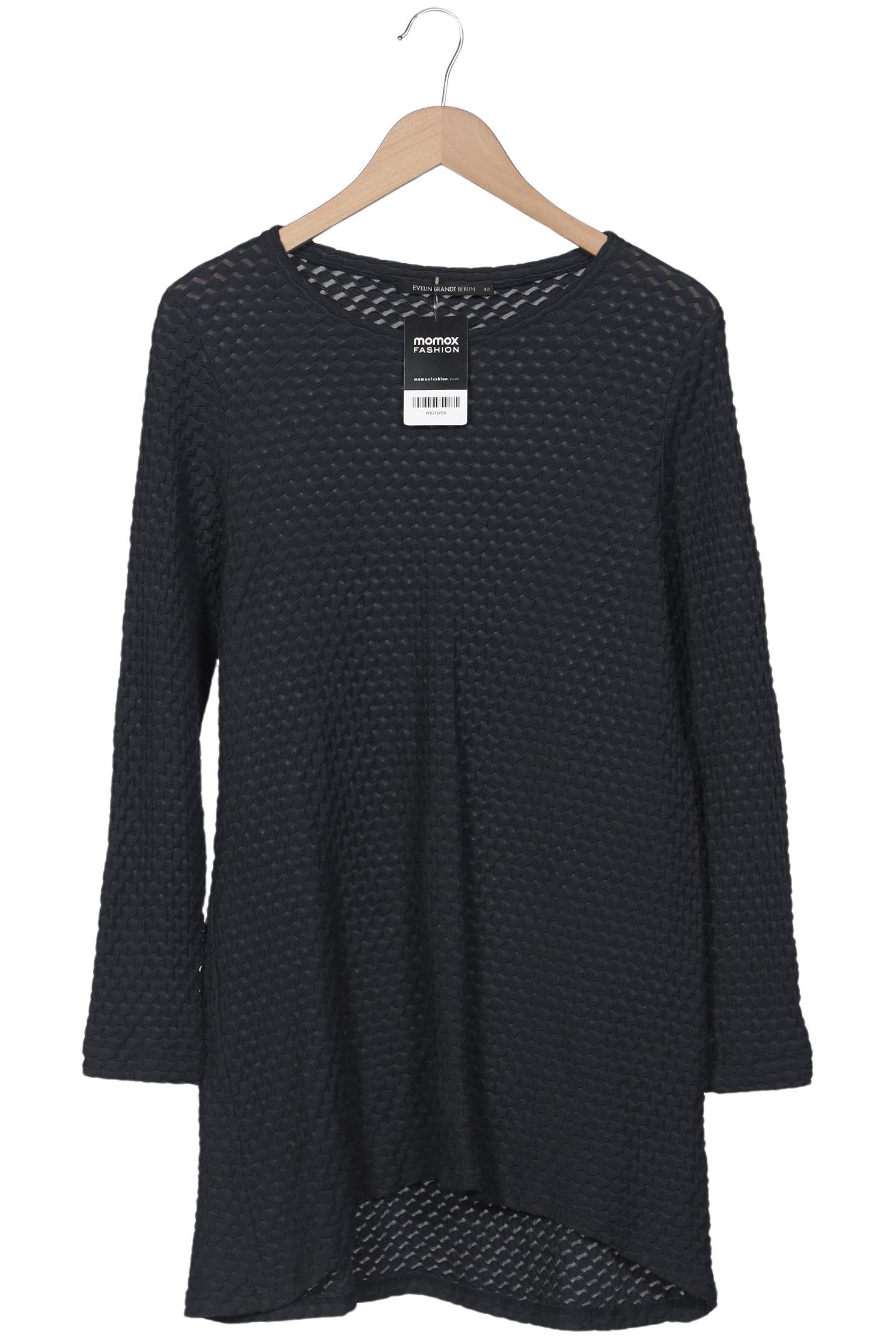 

Evelin Brandt Berlin Damen Langarmshirt, marineblau, Gr. 42