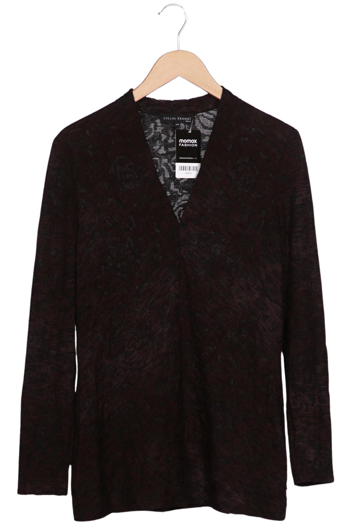 

Evelin Brandt Berlin Damen Langarmshirt, bordeaux, Gr. 38