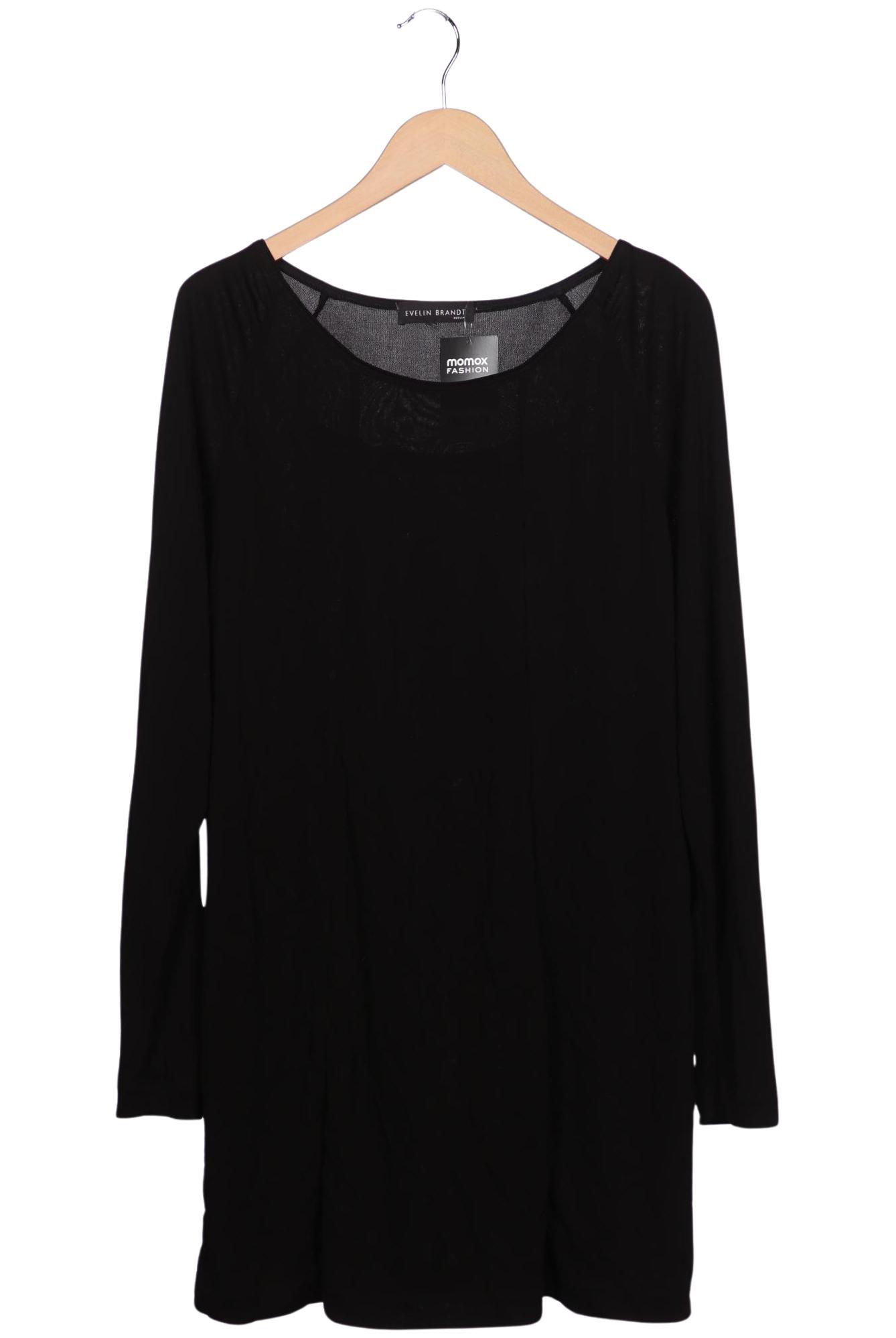

Evelin Brandt Berlin Damen Langarmshirt, schwarz, Gr. 48