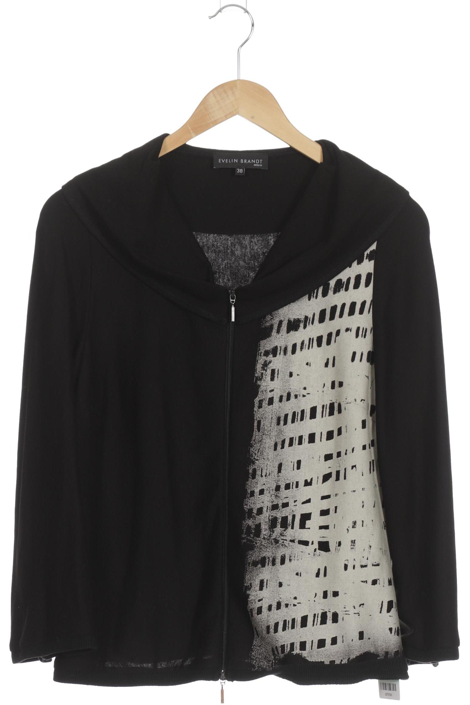 

Evelin Brandt Berlin Damen Strickjacke, schwarz, Gr. 38