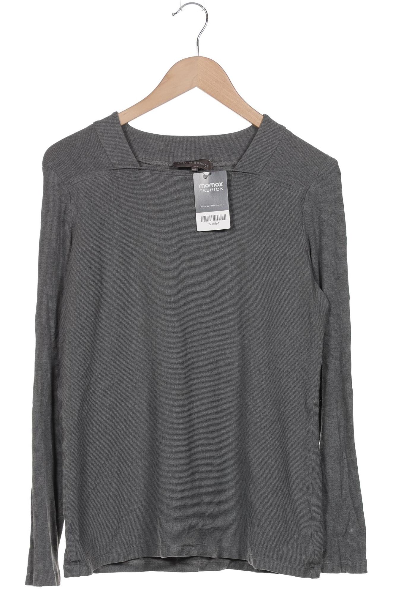 

Evelin Brandt Berlin Damen Langarmshirt, grau, Gr. 46