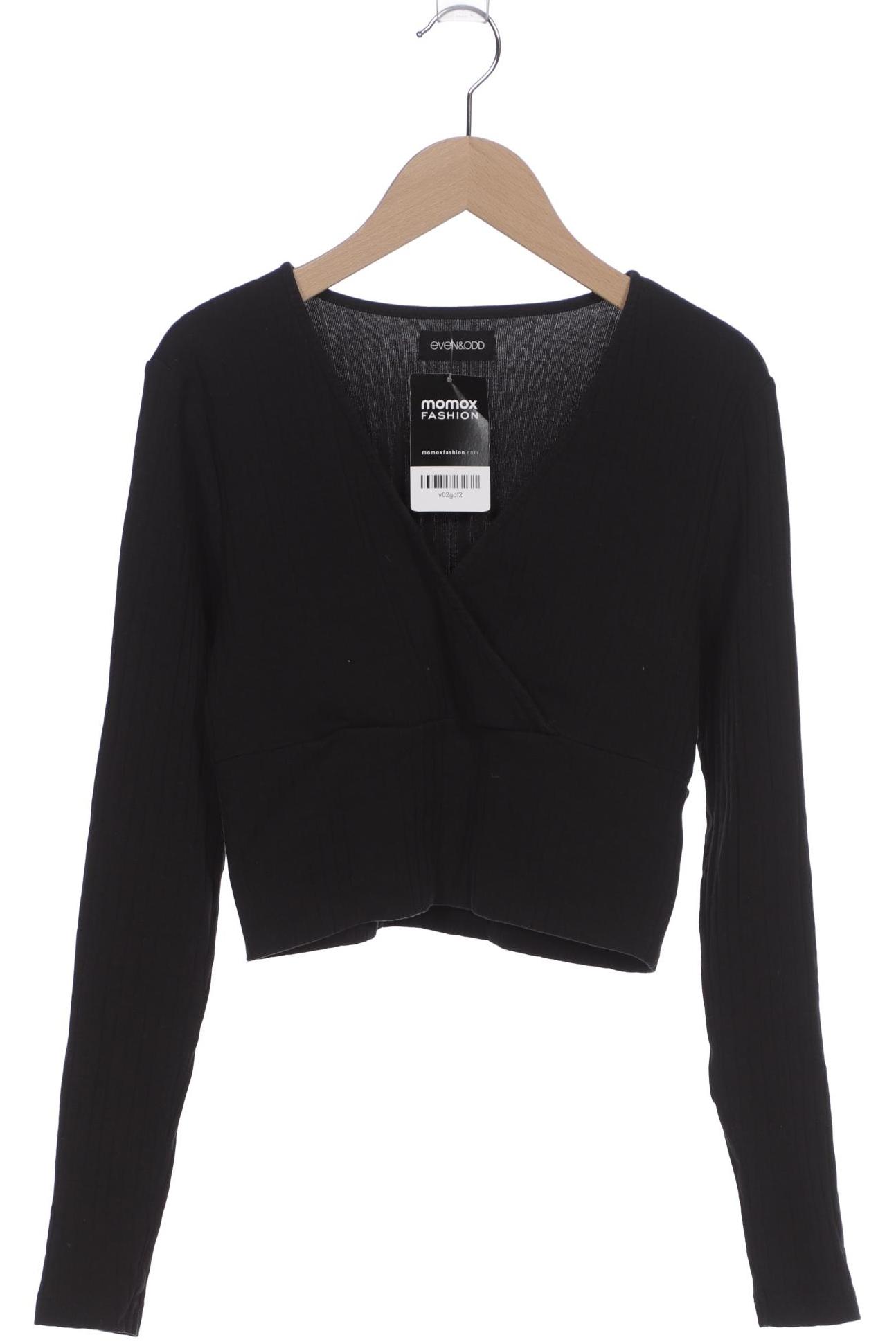 

even odd Damen Langarmshirt, schwarz, Gr. 38