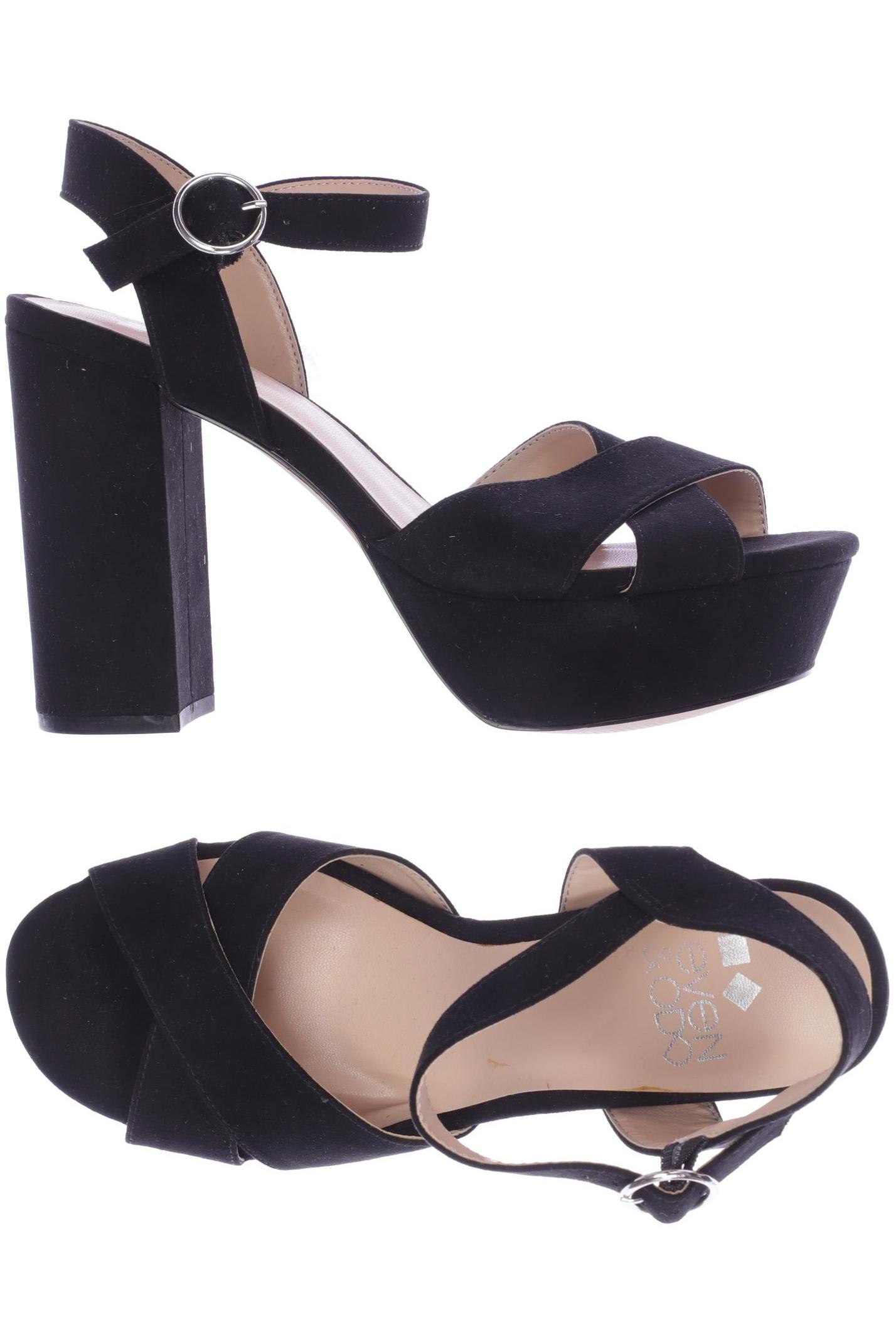 

even odd Damen Sandale, schwarz, Gr. 37
