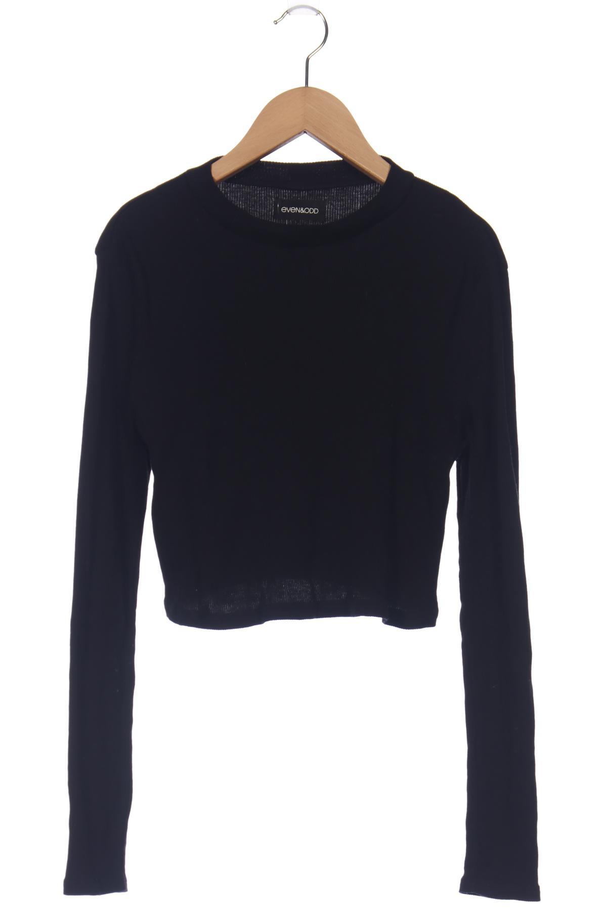 

even odd Damen Langarmshirt, schwarz, Gr. 38